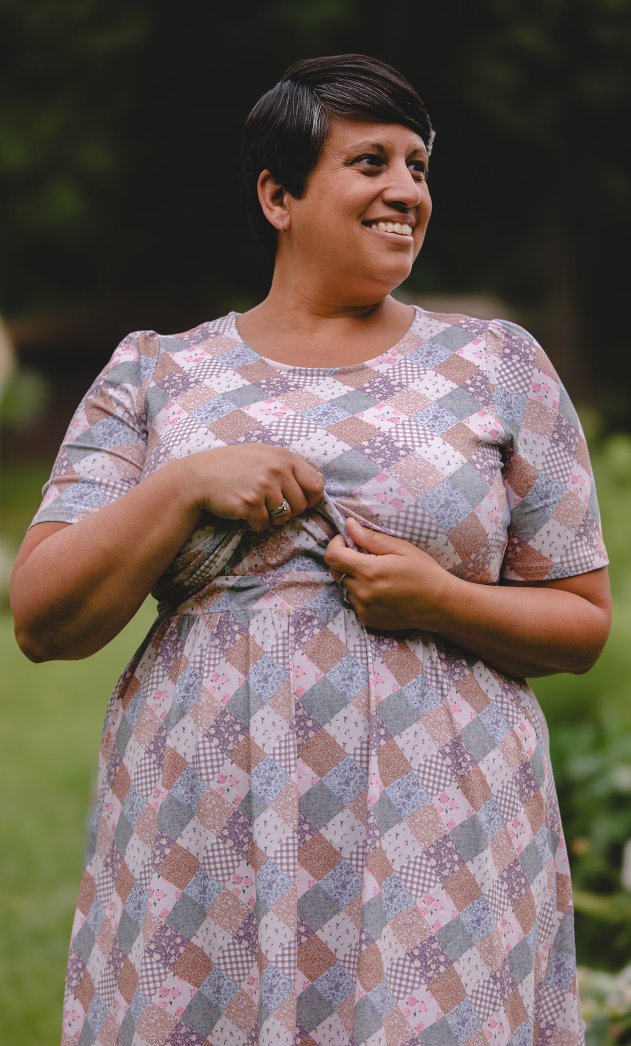 Woven Wildflower ~ Everyday Dress (straight sleeves)