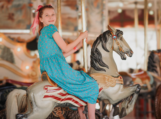 Blue Danube ~ Mini Everyday Dress