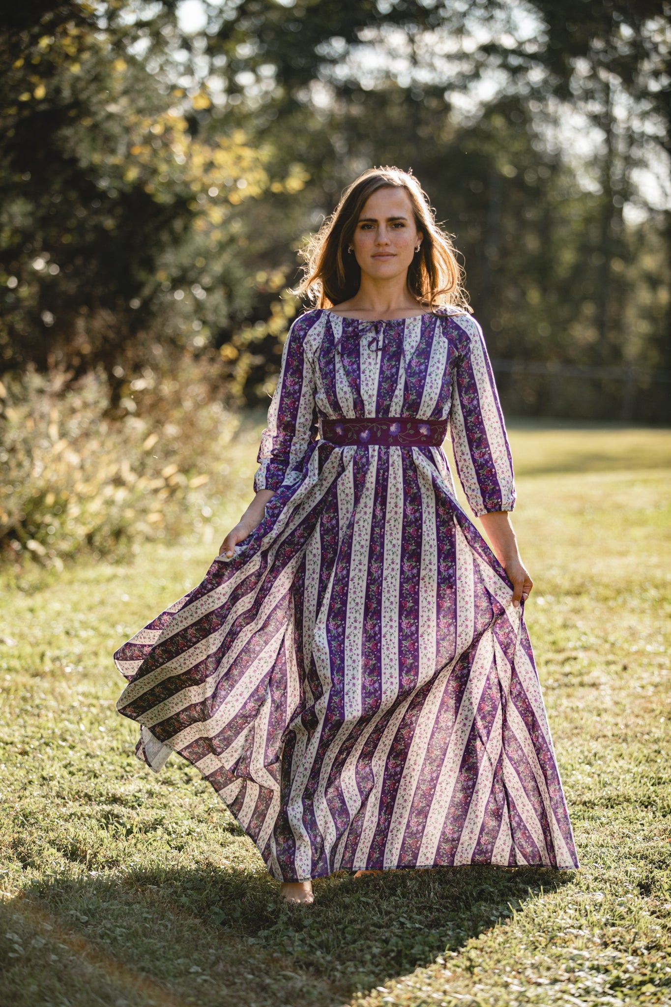 Antique Amethyst ~ Folklore Maxi