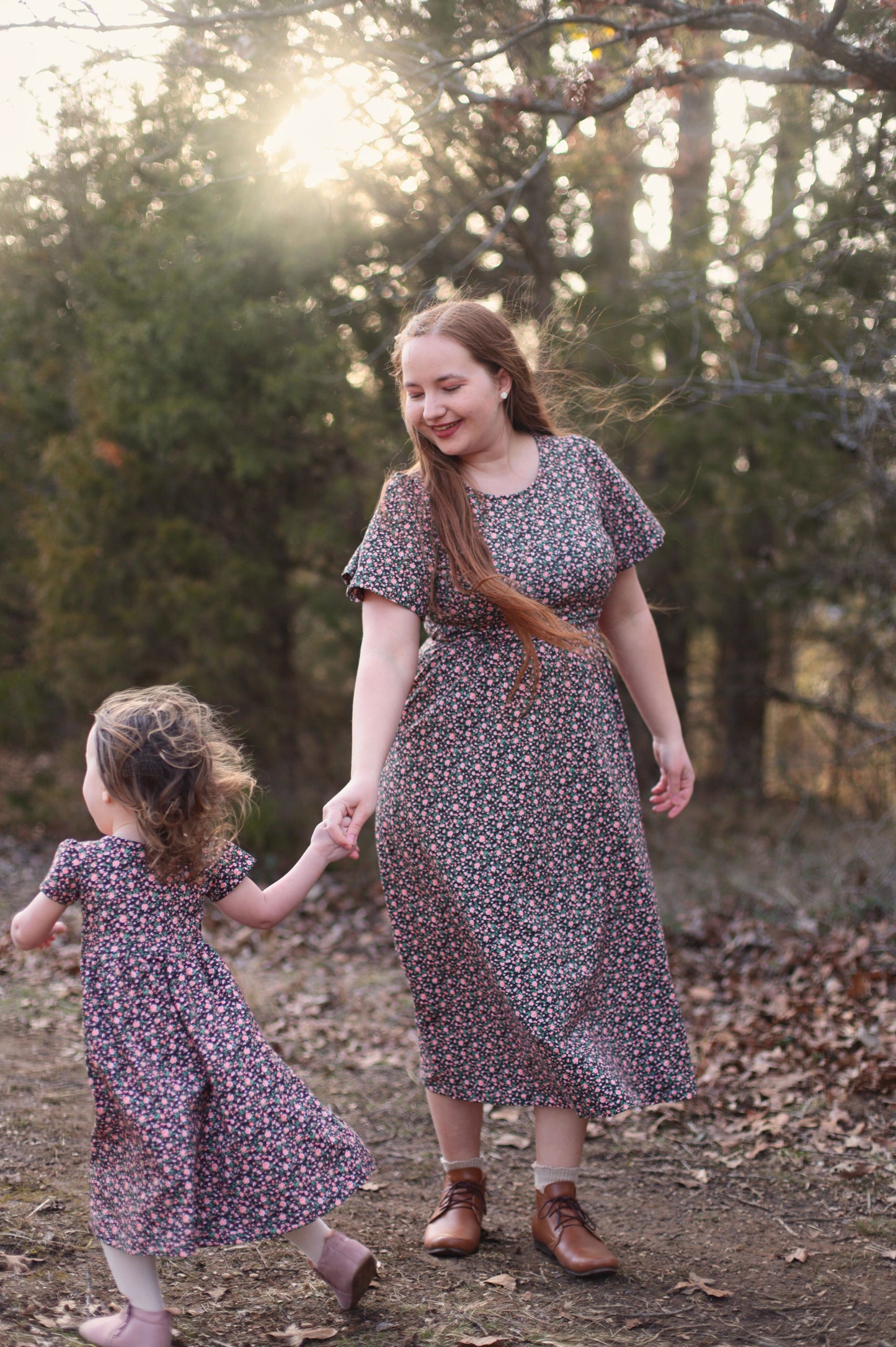 Woodsie Floral ~ Mini Everyday Dress