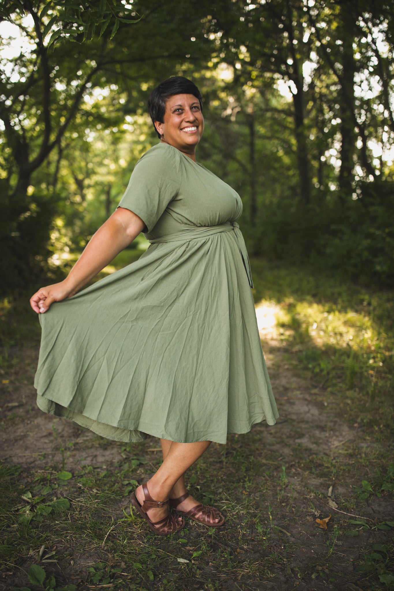Sage ~ Wildwood Dress