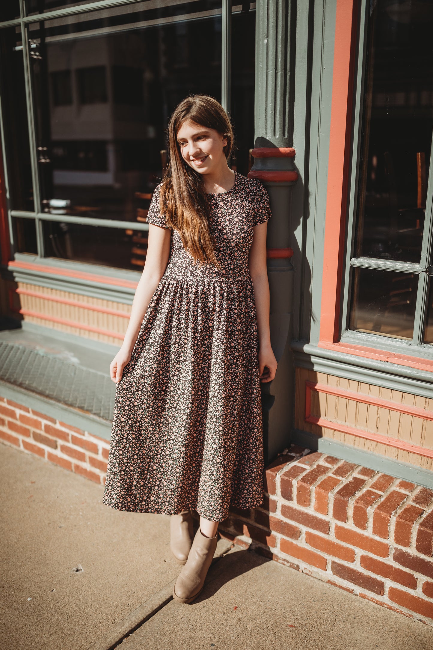 Woodsie Floral ~ Mini Everyday Dress