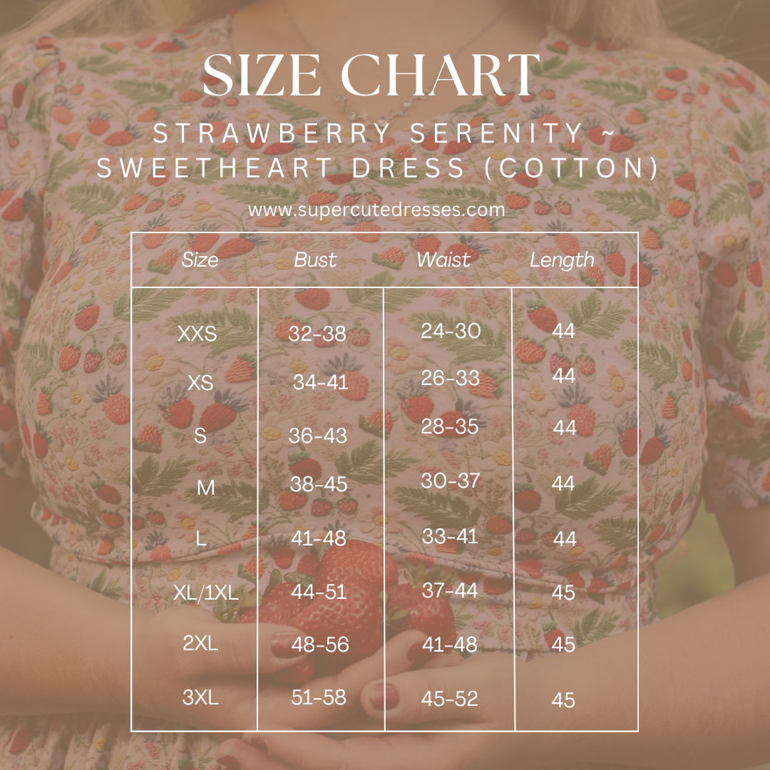 Strawberry Serenity ~ Sweetheart Dress