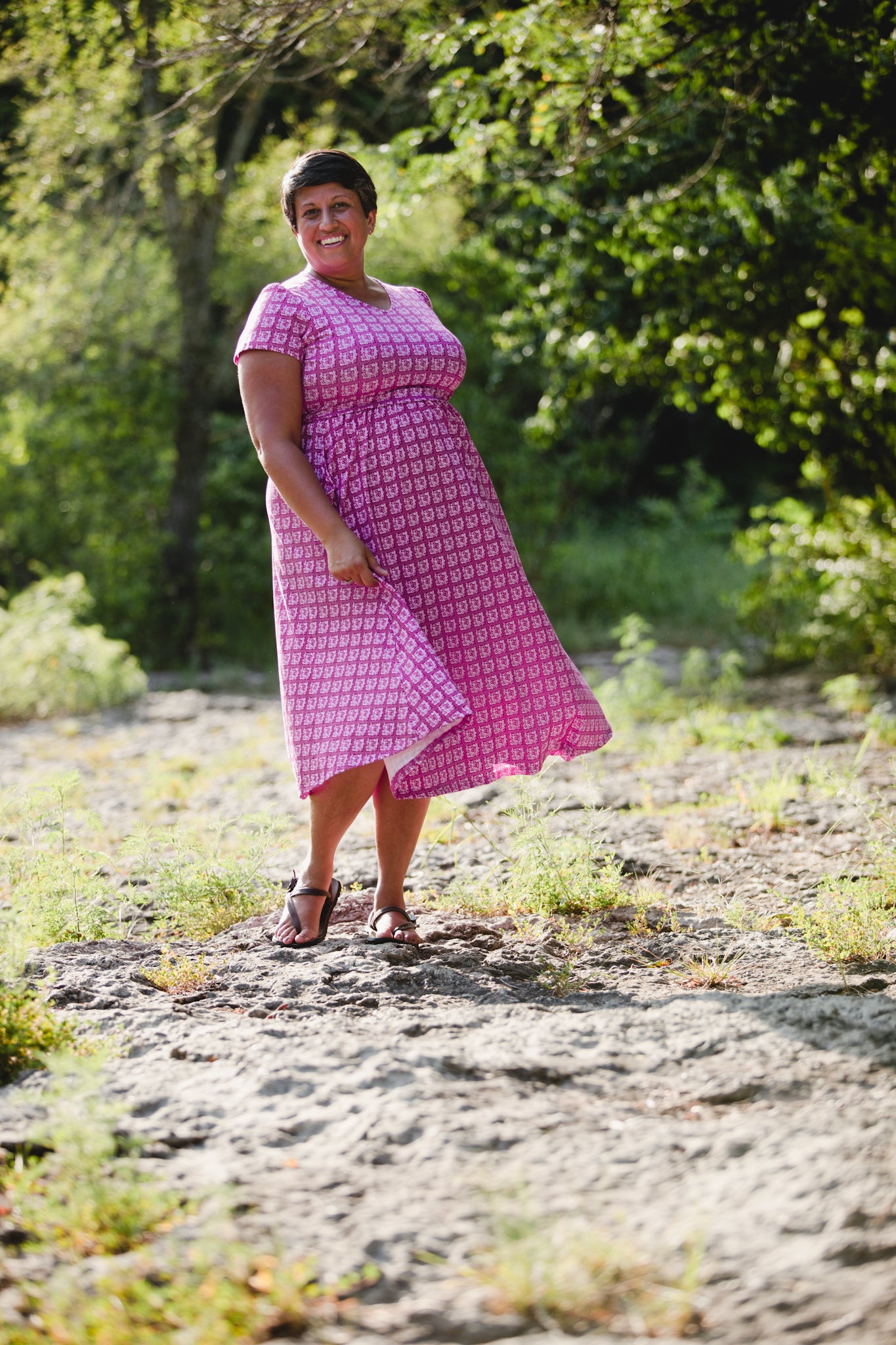 Daisy Mosaïque ~ Canterbury Classic Dress