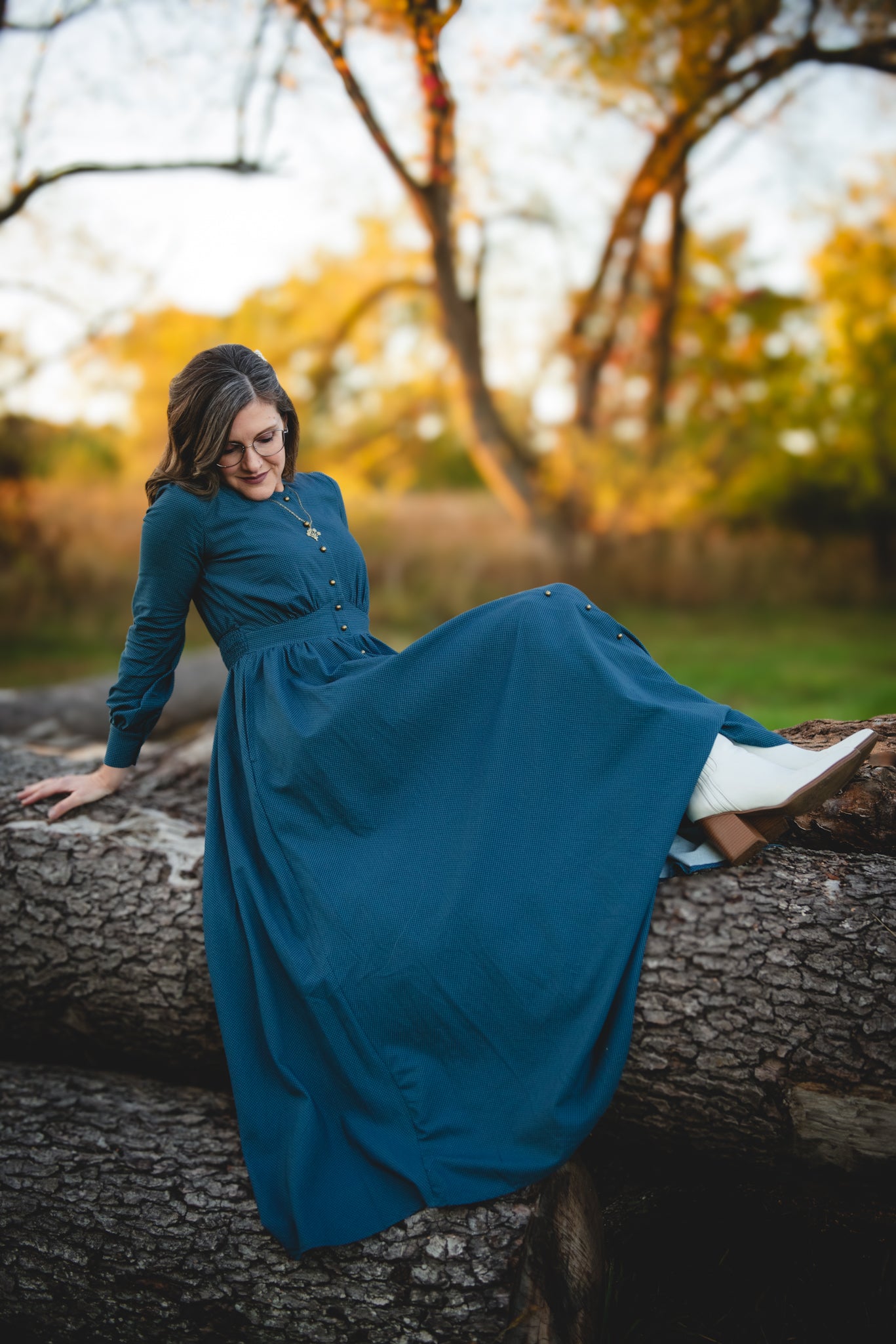 Indigo Lattice ~ Hearthside Maxi