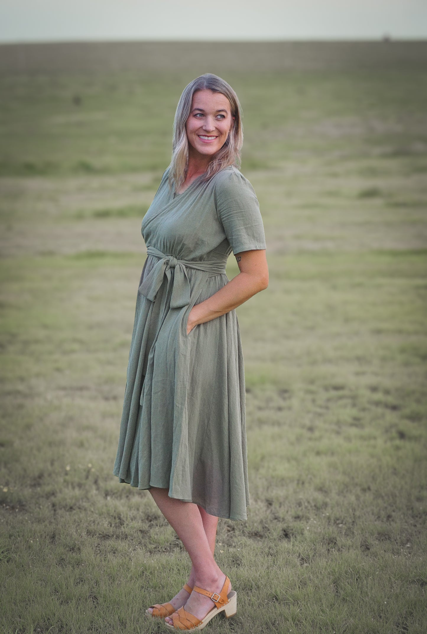 Sage ~ Wildwood Dress
