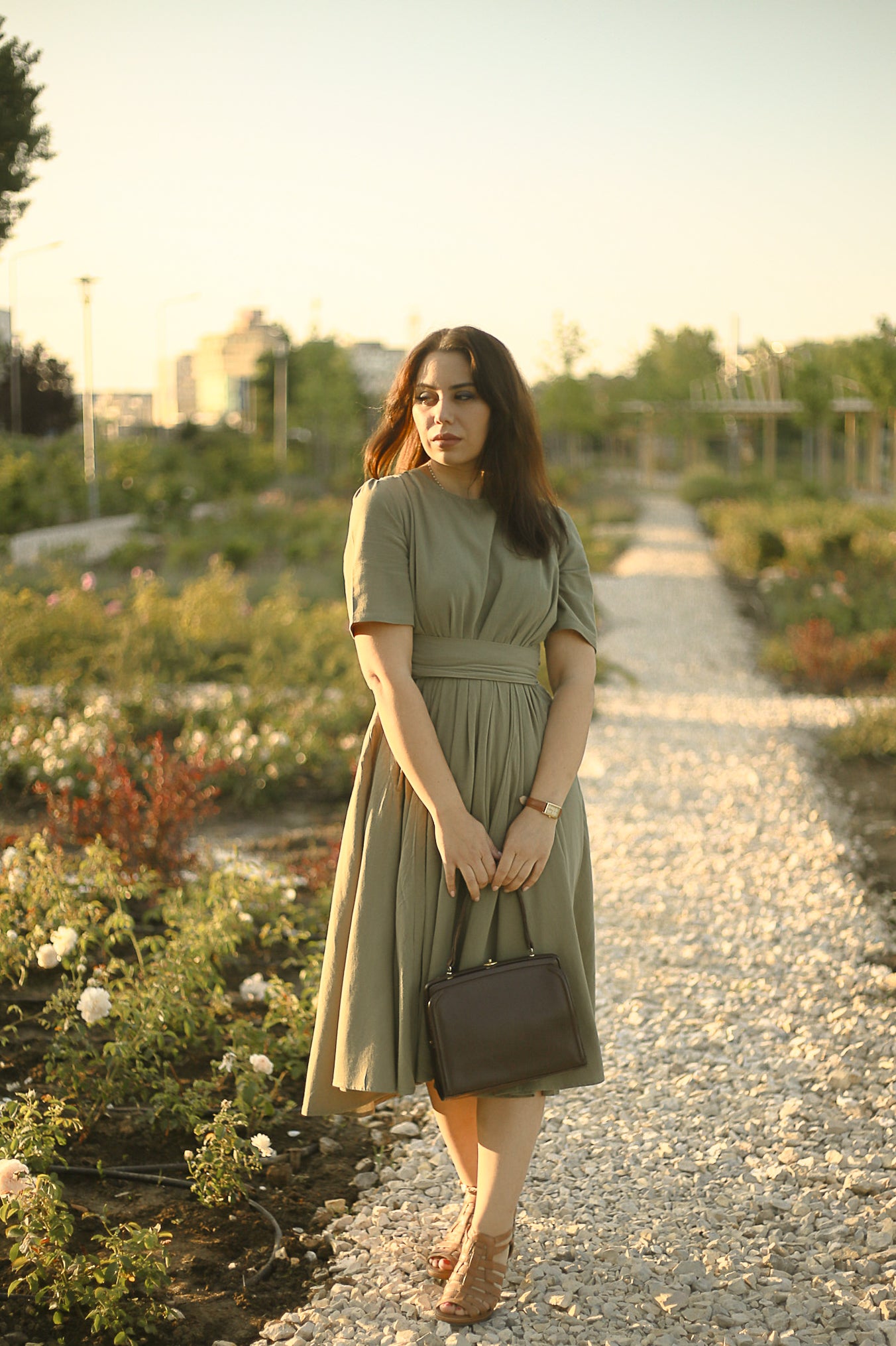 Sage ~ Wildwood Dress