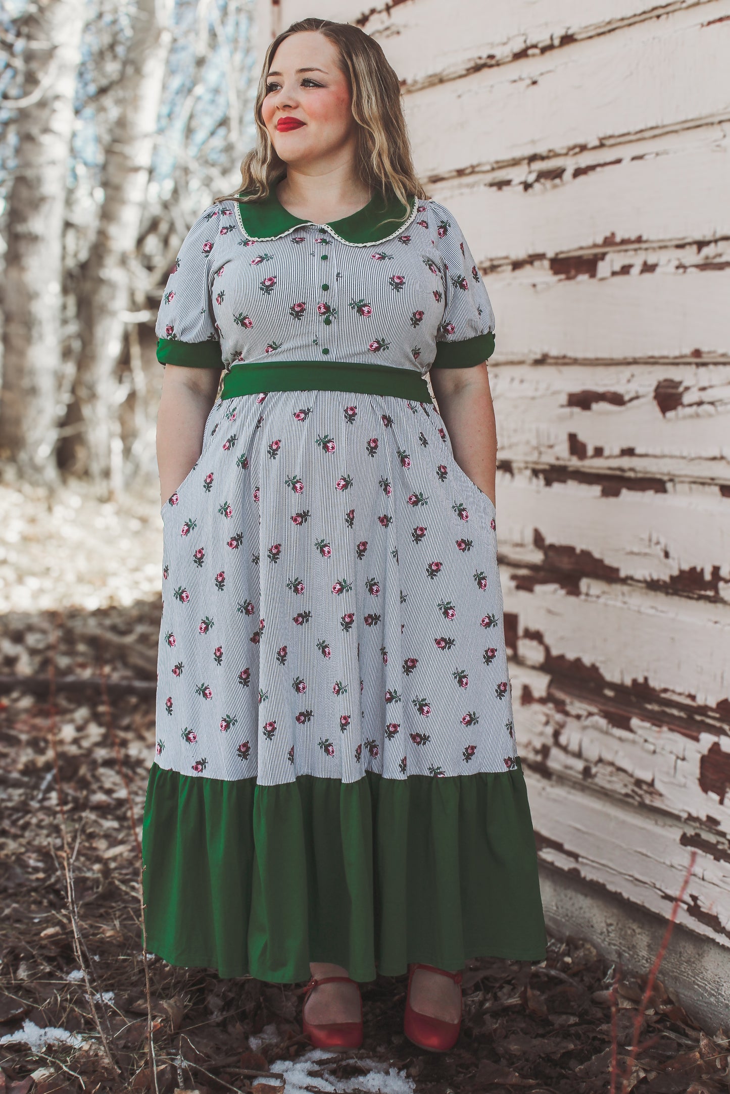 Susannah ~ Verity Dress (Print Pockets)