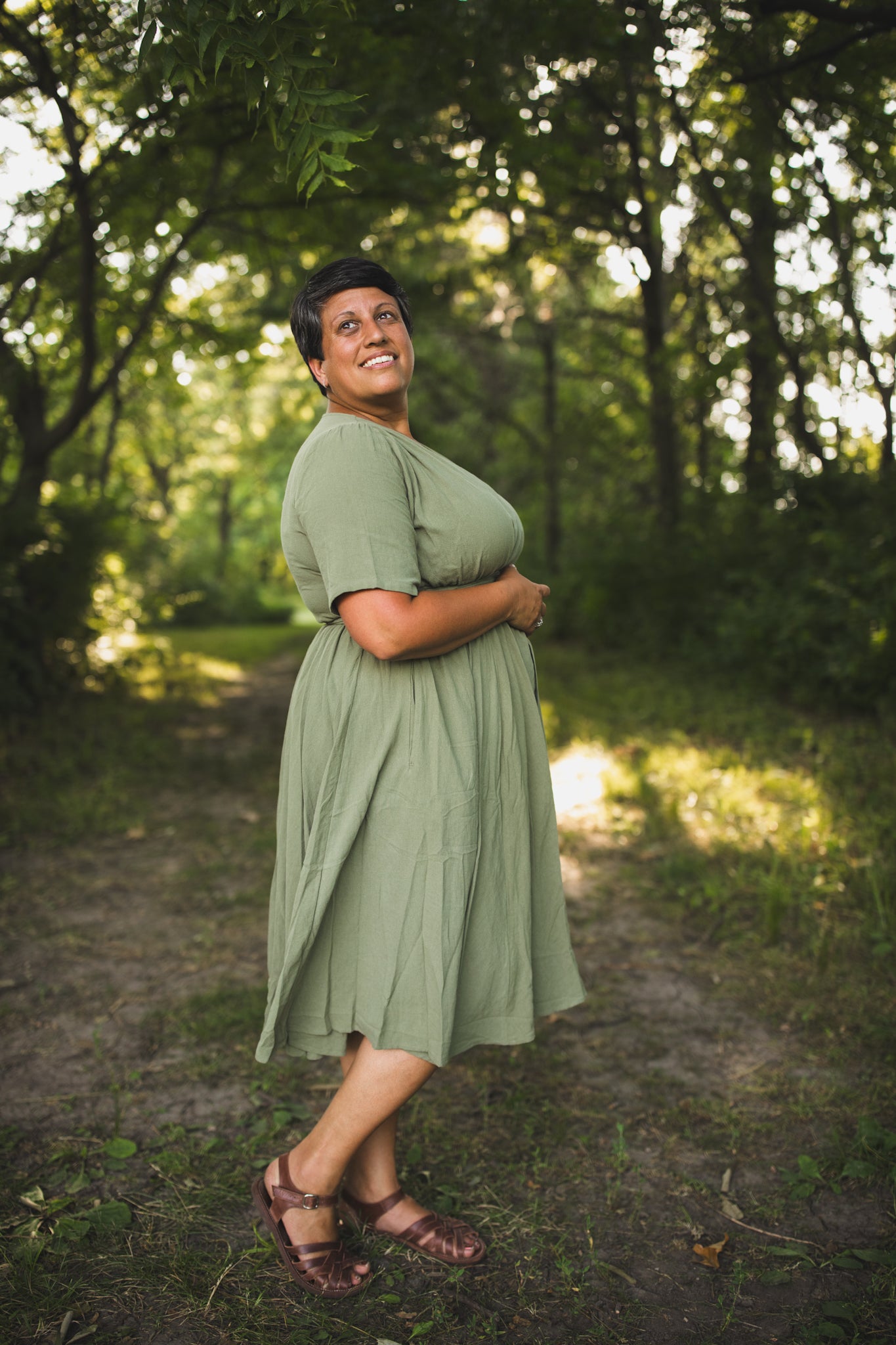 Sage ~ Wildwood Dress