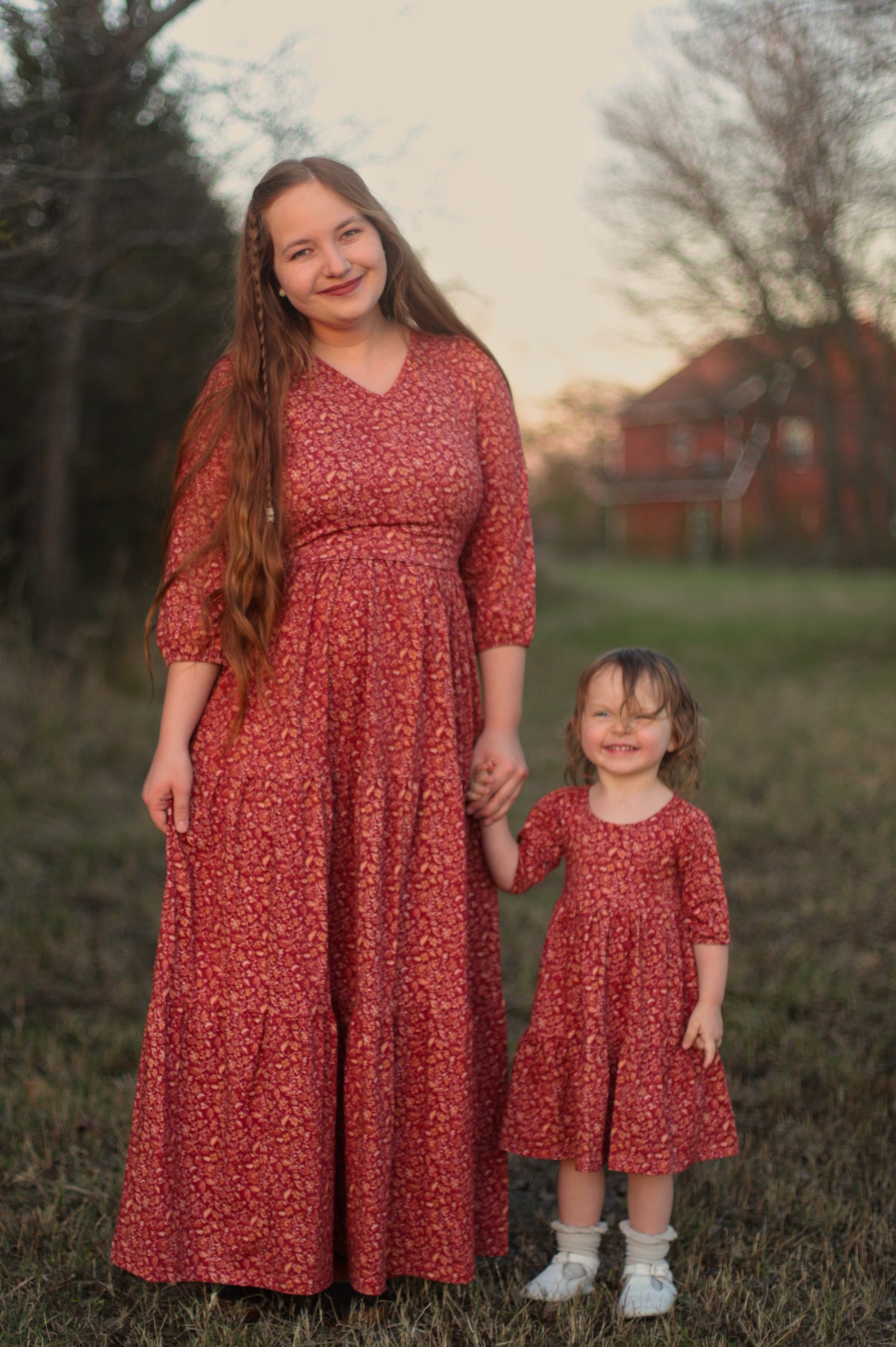 Crimson Ember ~ Novella Dress