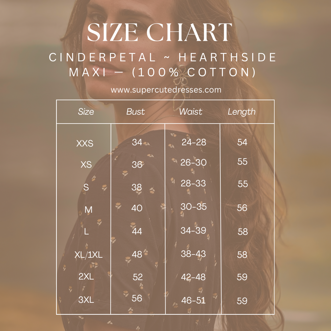 Cinderpetal ~ Hearthside Maxi