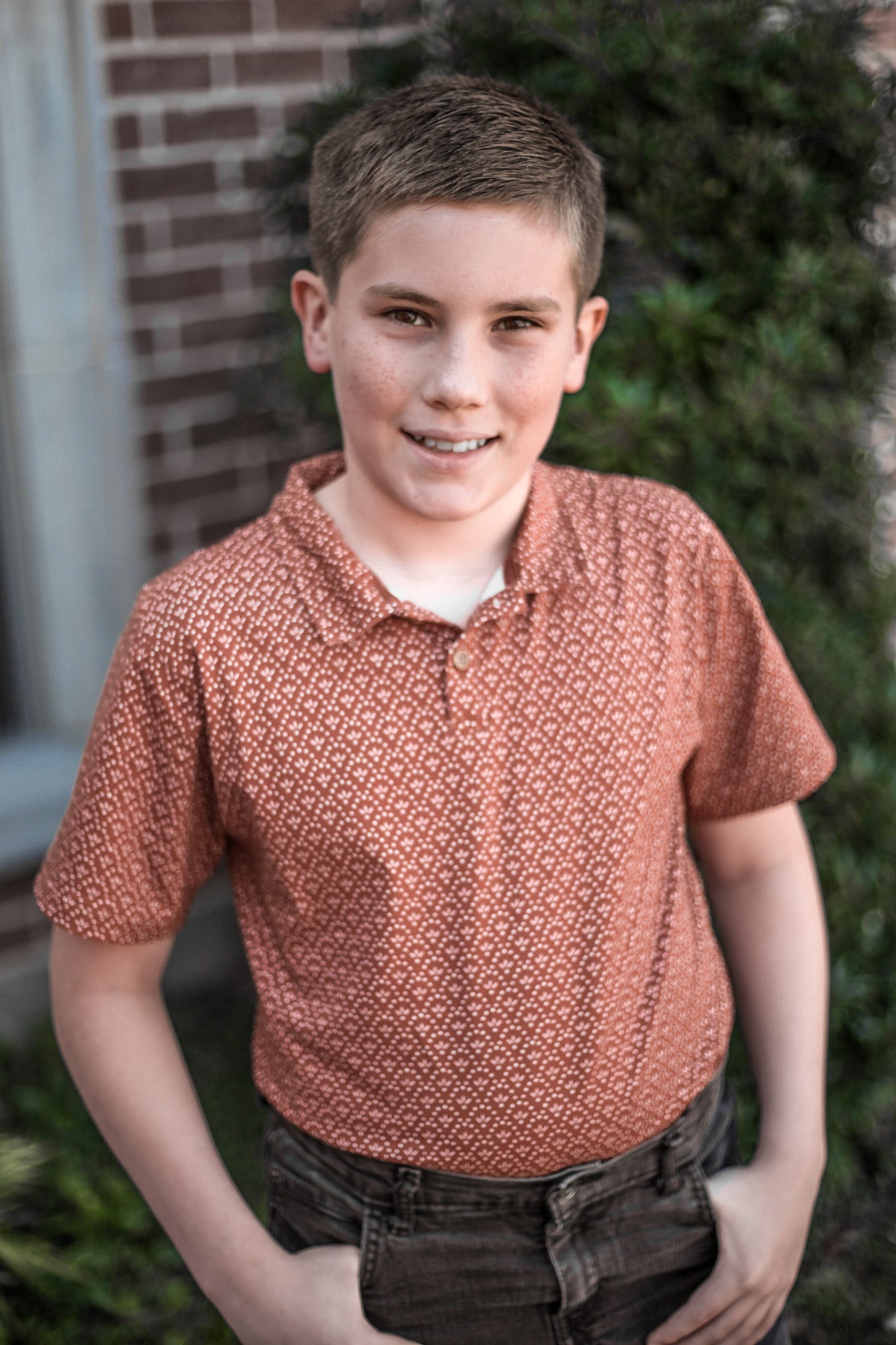 Terracotta ~ Perseverance Polo