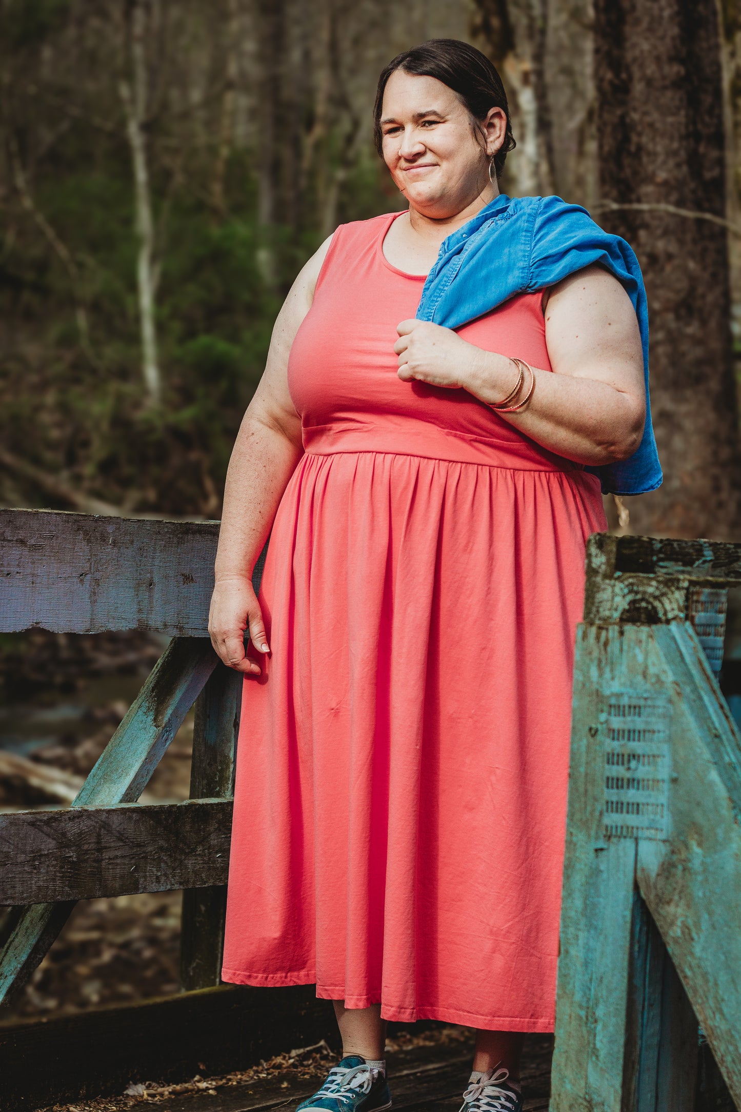 Classic Coral ~ Homesteader Dress