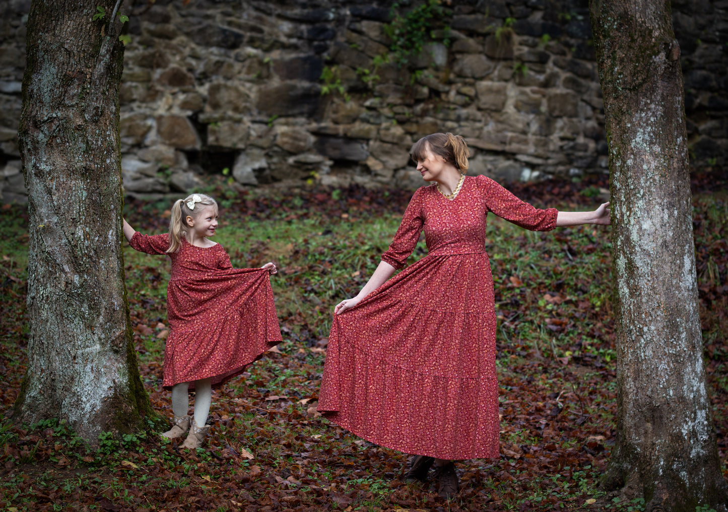 Crimson Ember ~ Novella Dress