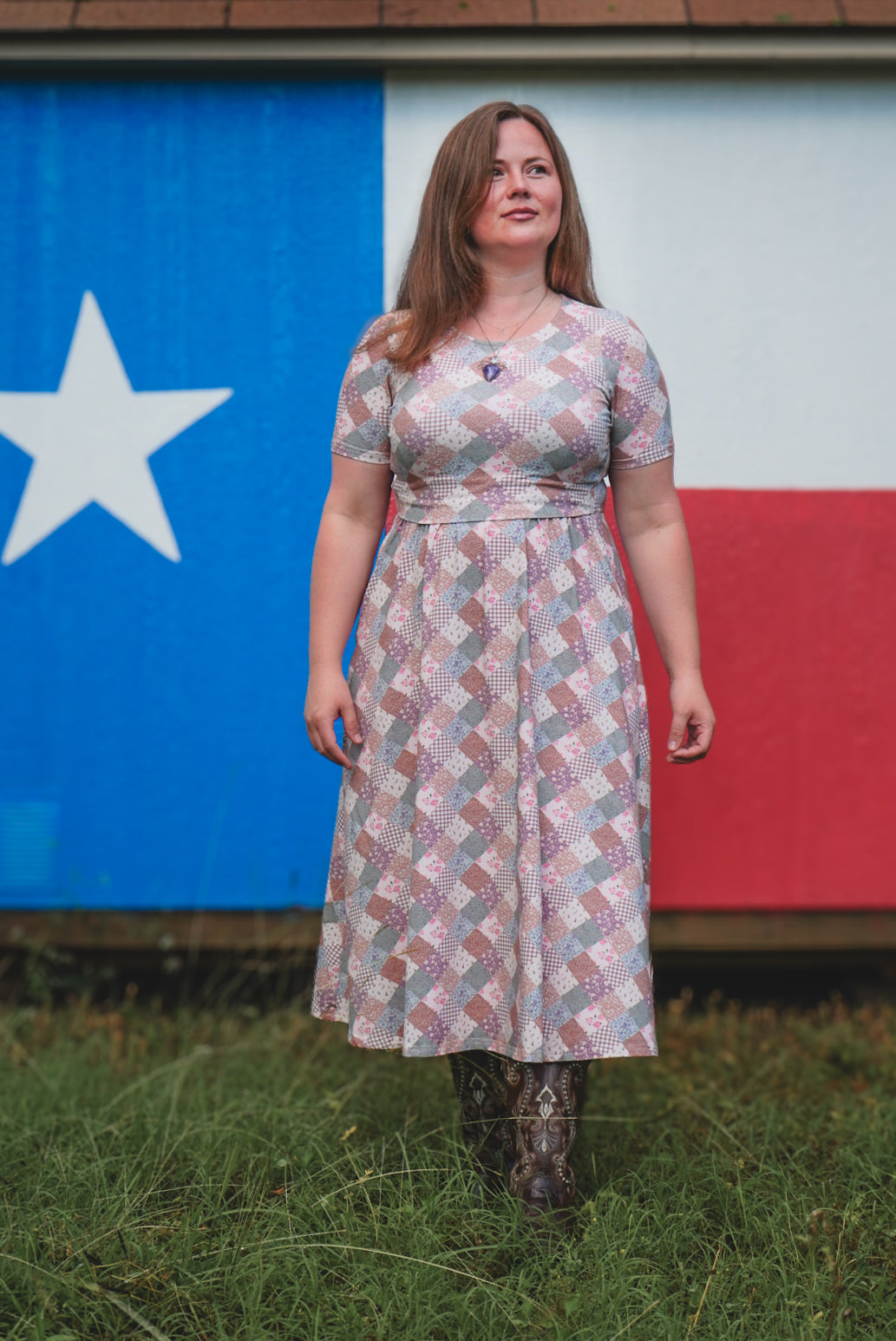 Woven Wildflower ~ Everyday Dress (straight sleeves)