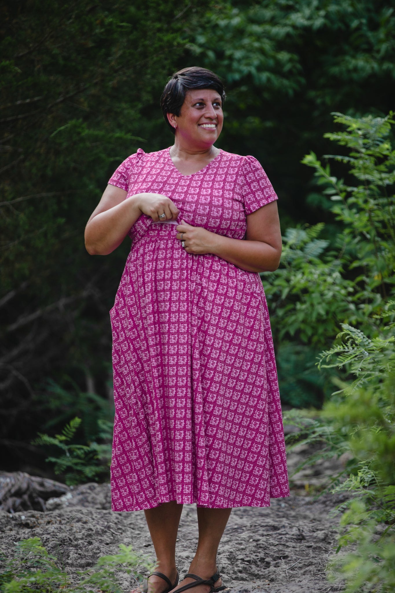 Daisy Mosaïque ~ Canterbury Classic Dress