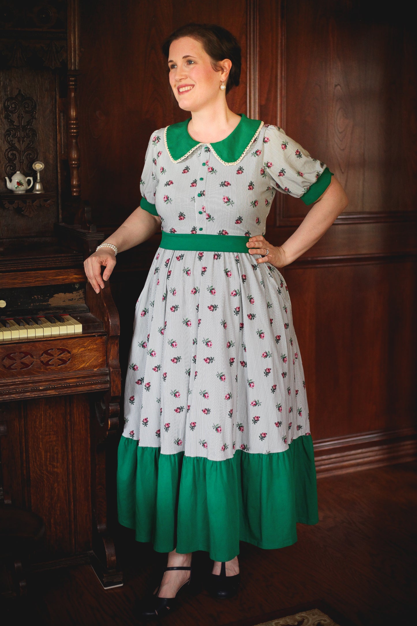 Susannah ~ Verity Dress (Print Pockets)