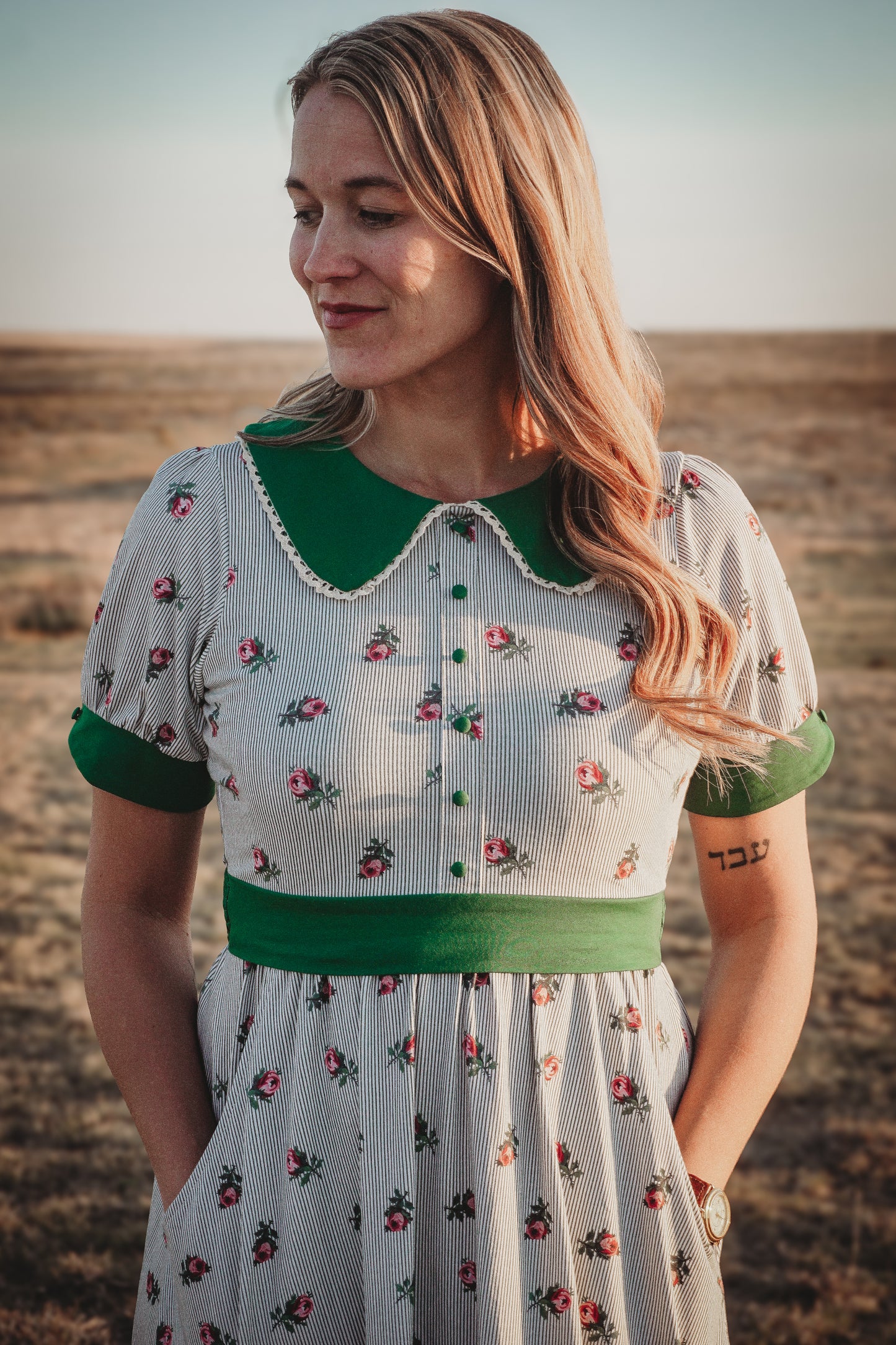 Susannah ~ Verity Dress (Print Pockets)