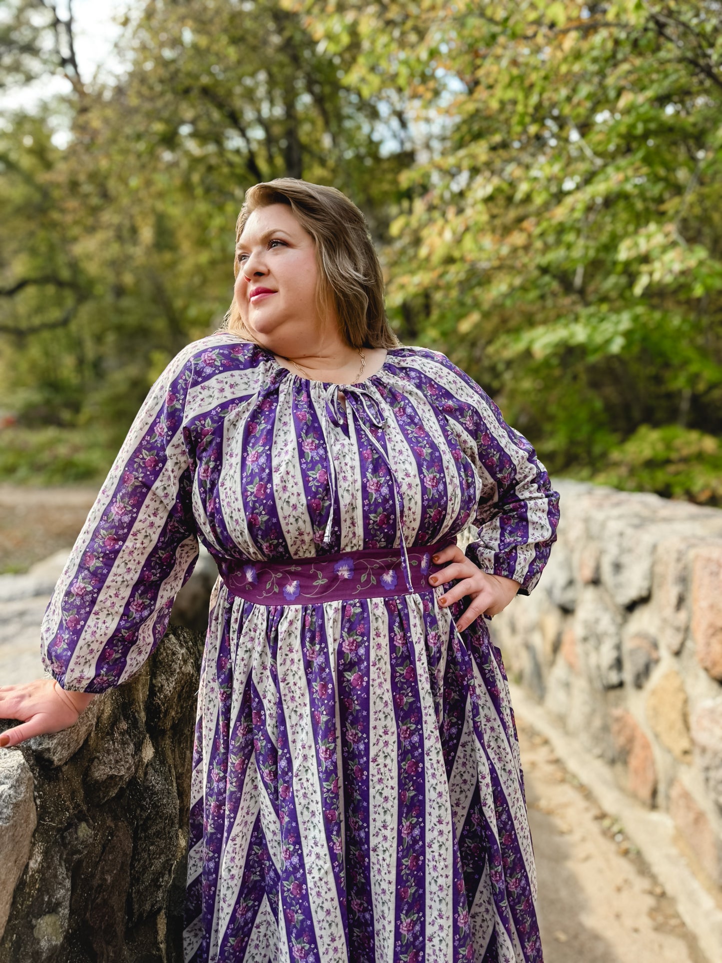 Antique Amethyst ~ Folklore Maxi