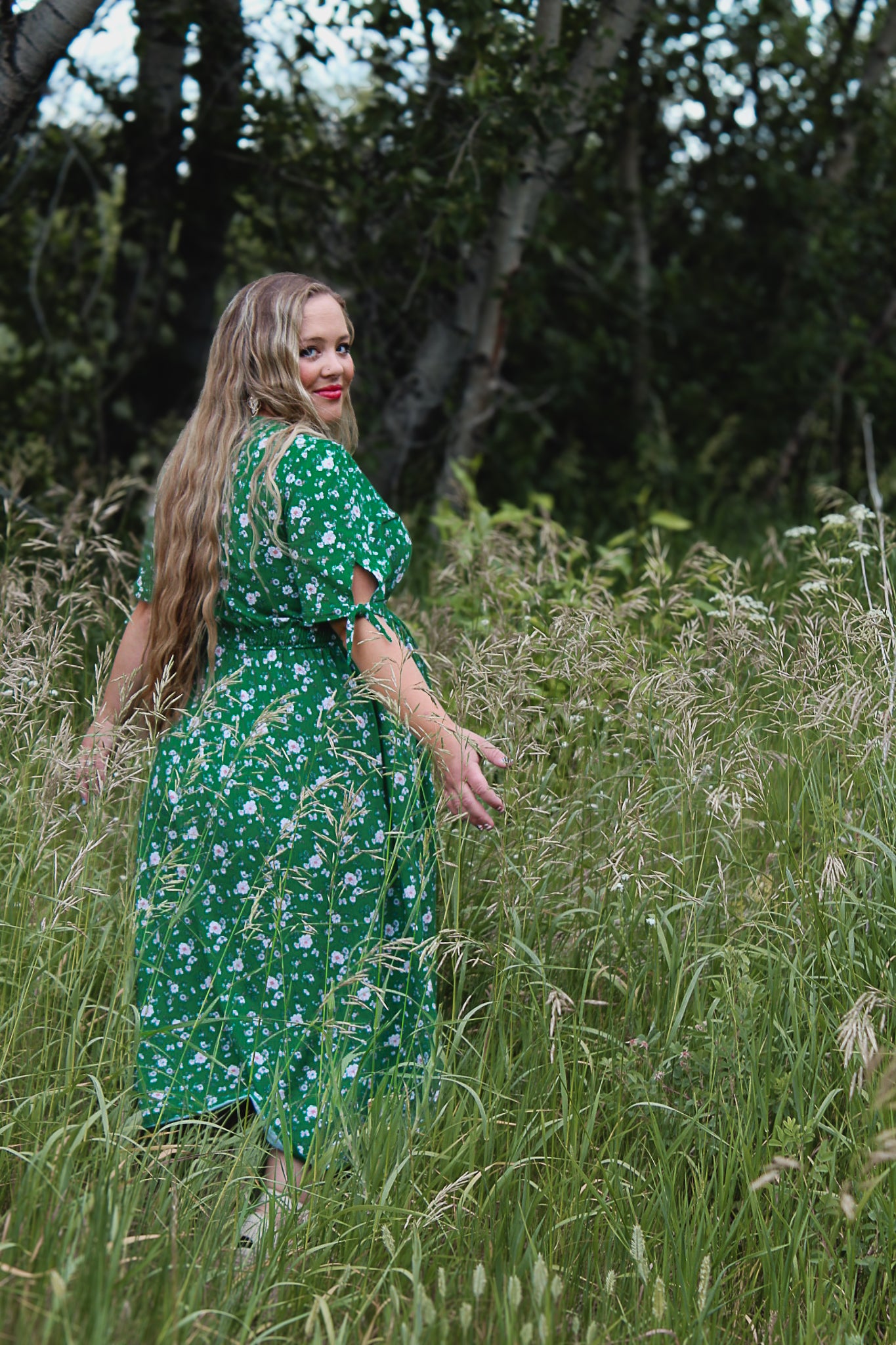 Greenvale Gossamer ~ Rowena Midi