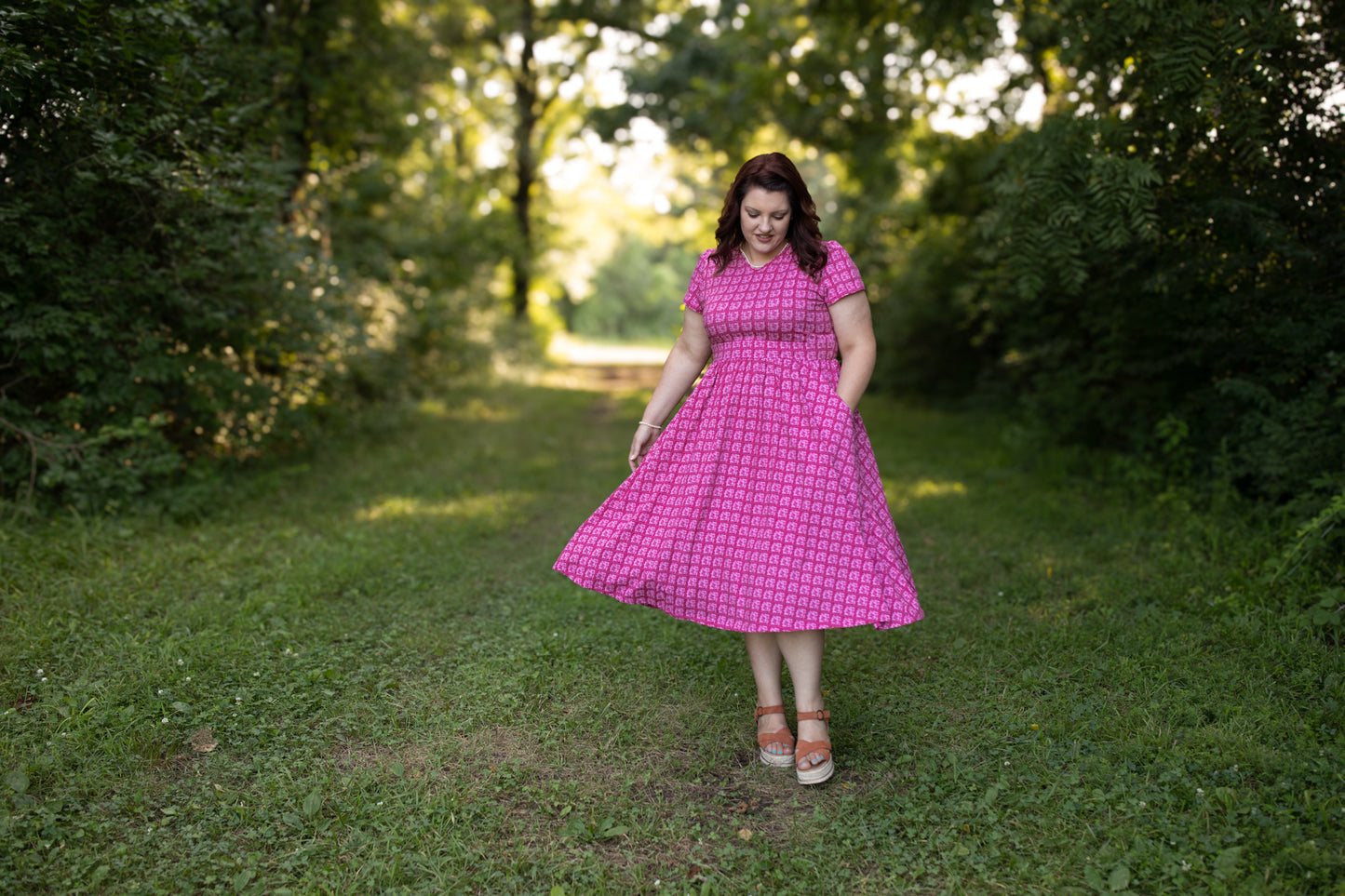 Daisy Mosaïque ~ Canterbury Classic Dress