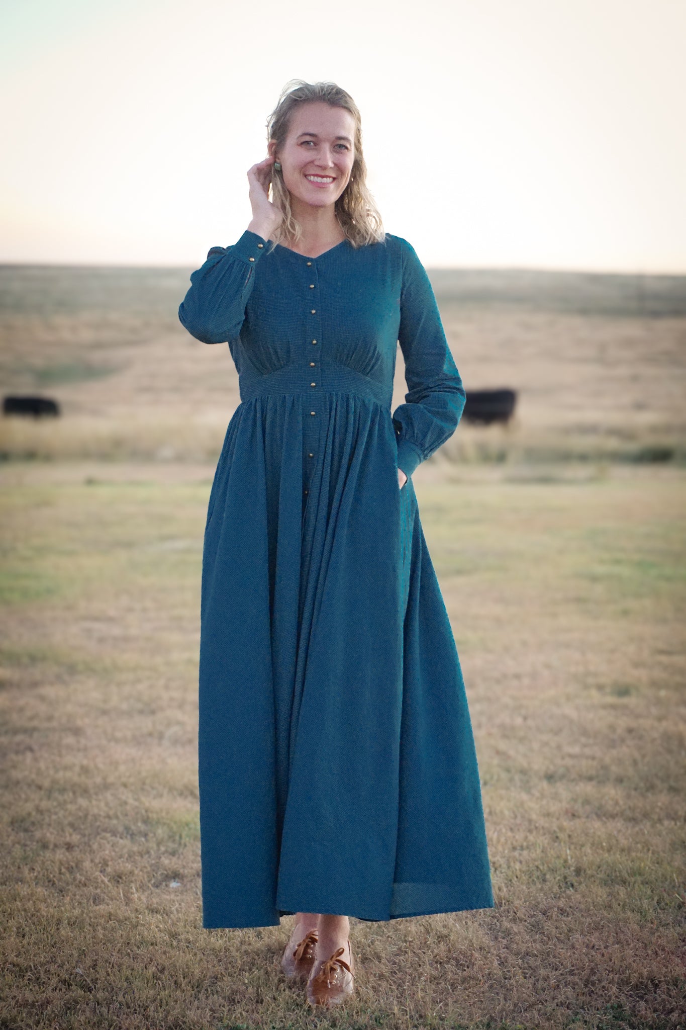 Indigo Lattice ~ Hearthside Maxi