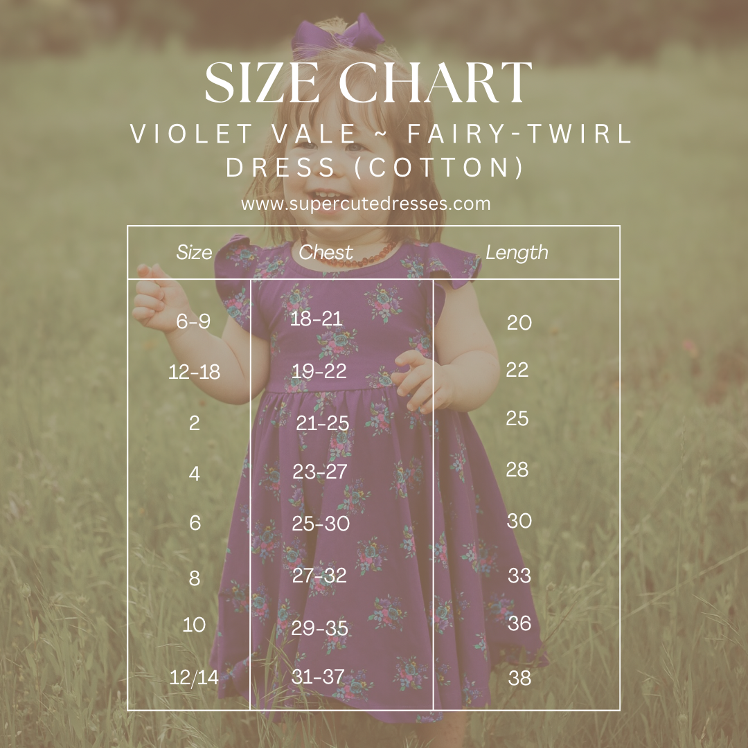 Violet Vale ~ Fairy-twirl Dress