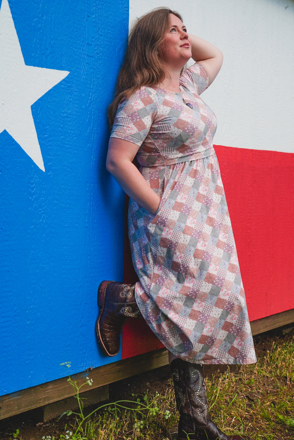Woven Wildflower ~ Everyday Dress (straight sleeves)