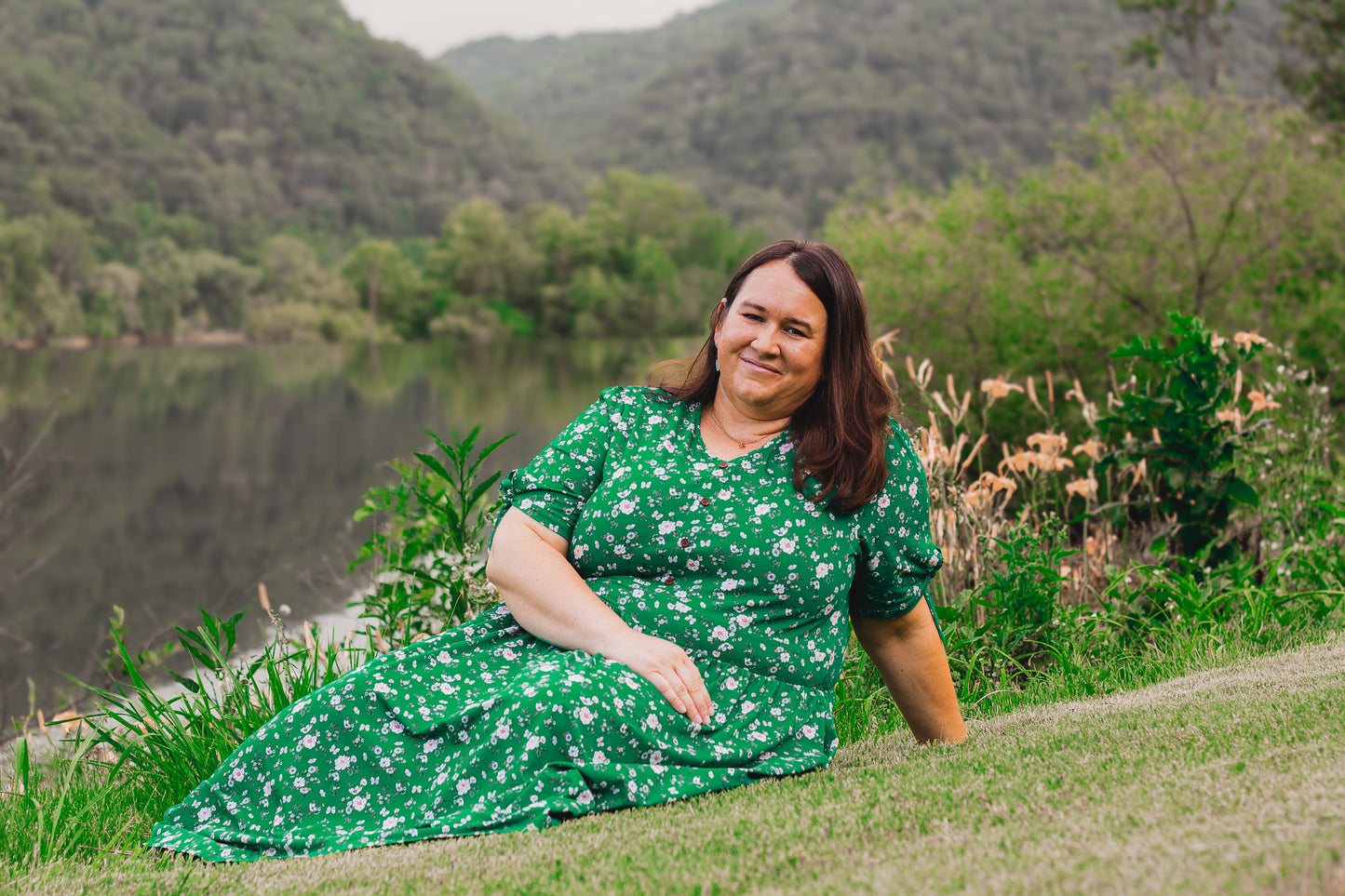 Greenvale Gossamer ~ Rowena Midi