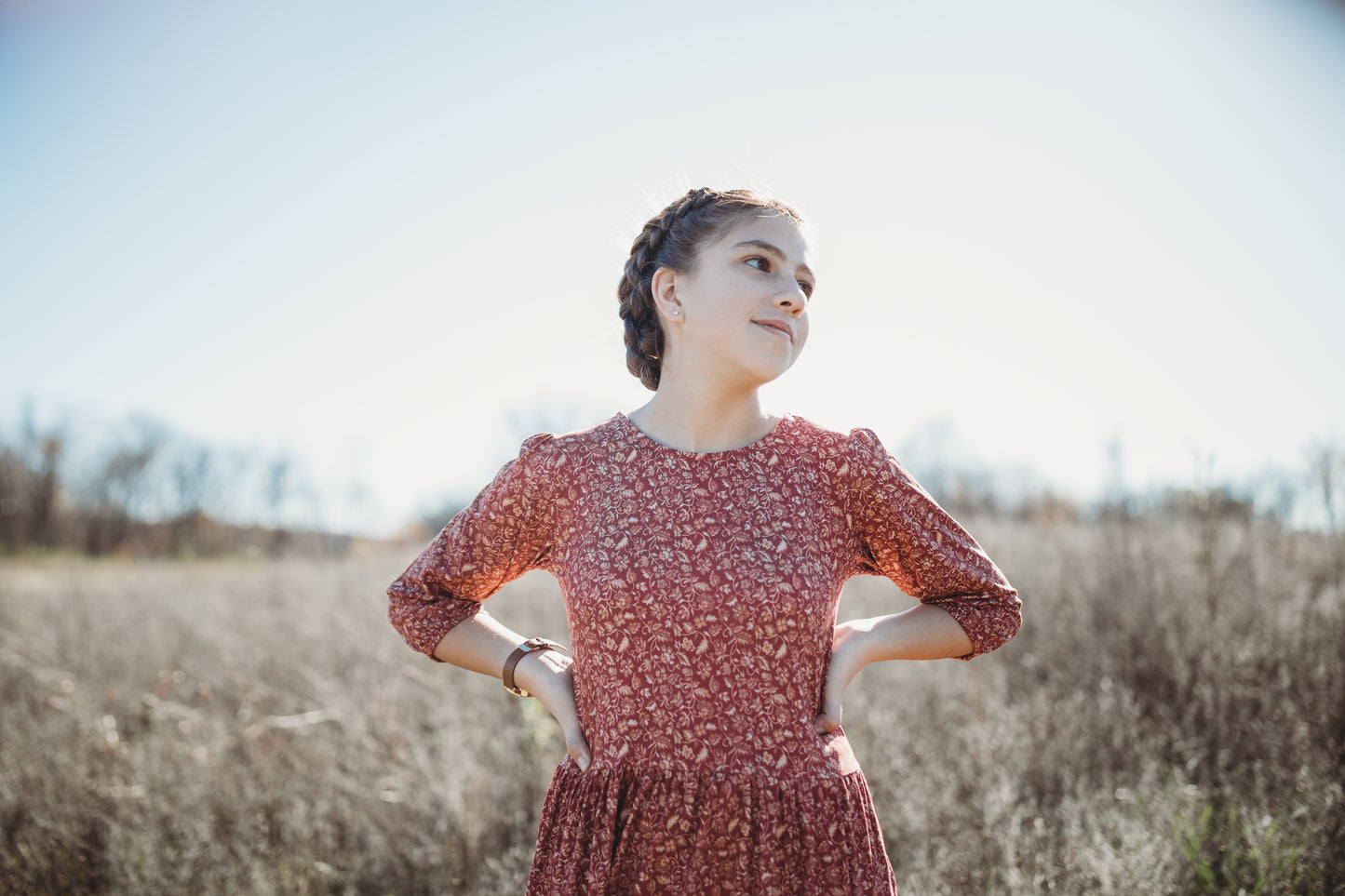 Crimson Ember ~ Novella Dress