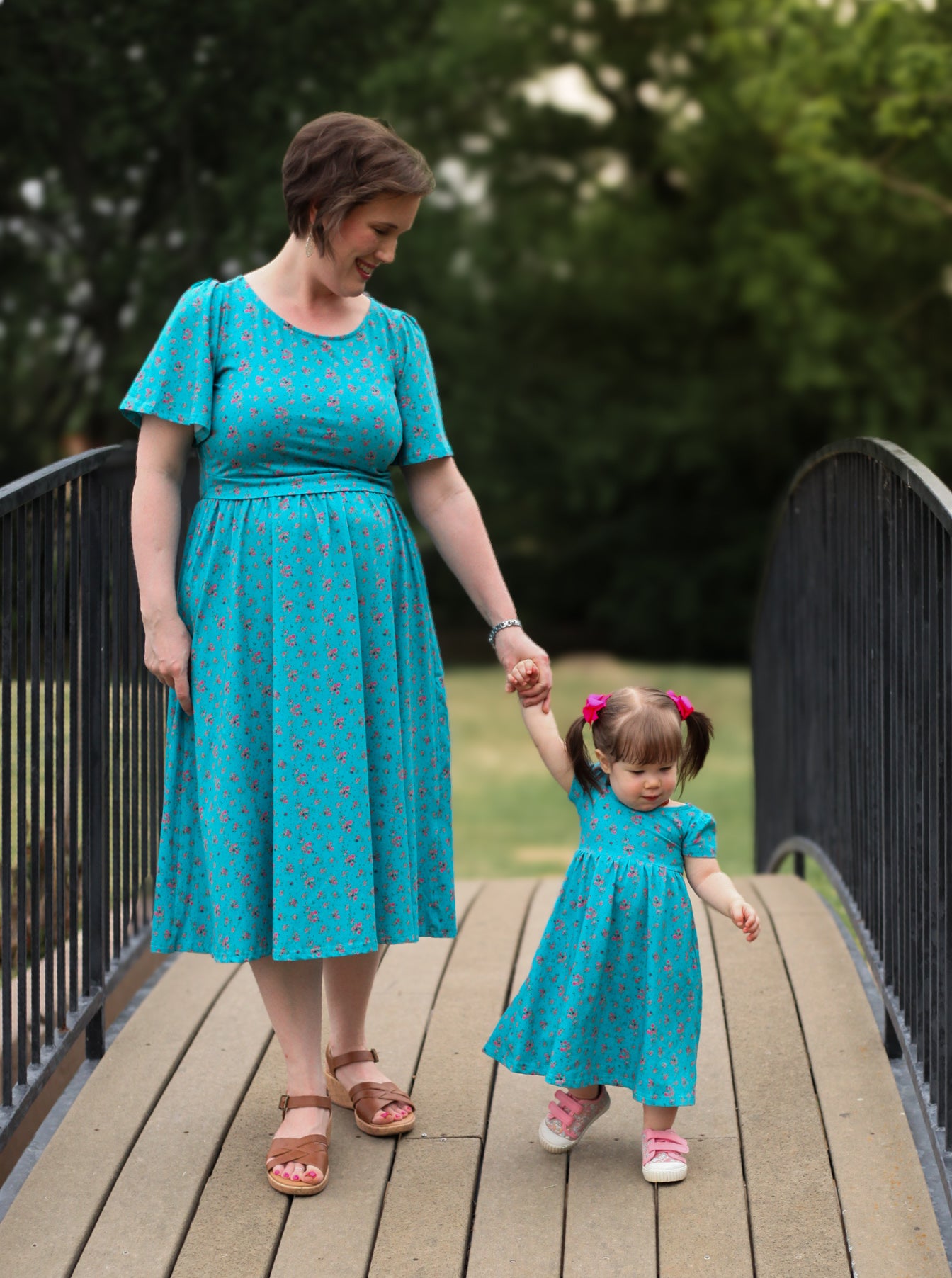 Blue Danube ~ Mini Everyday Dress