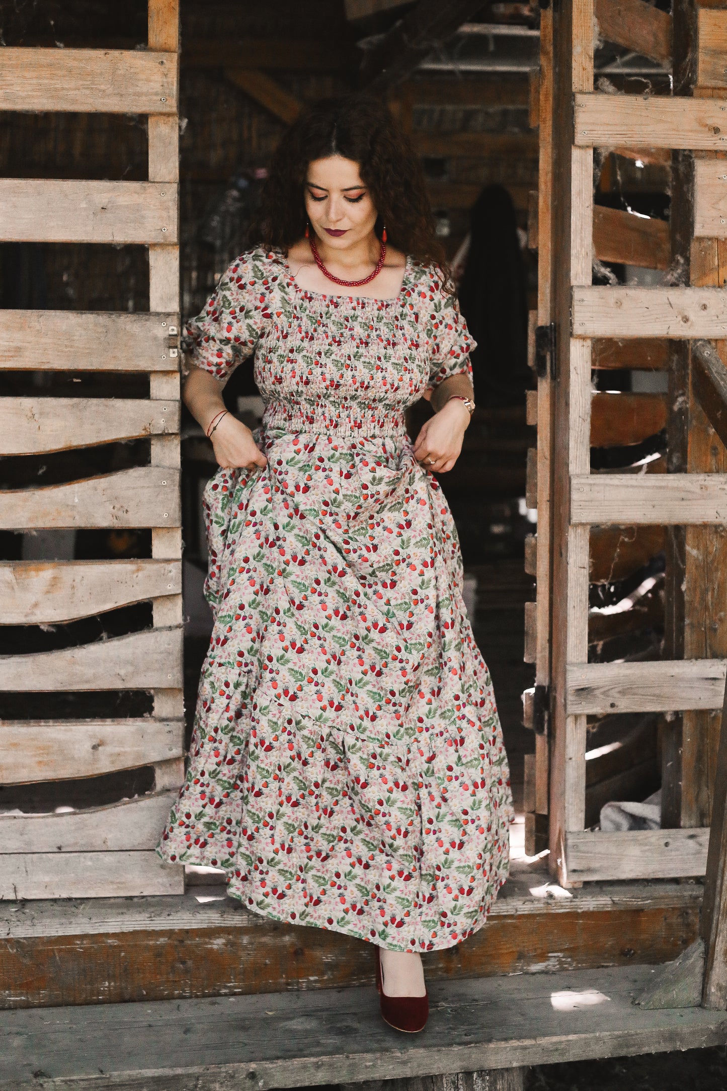 Strawberry Serenity ~ Folklore Maxi