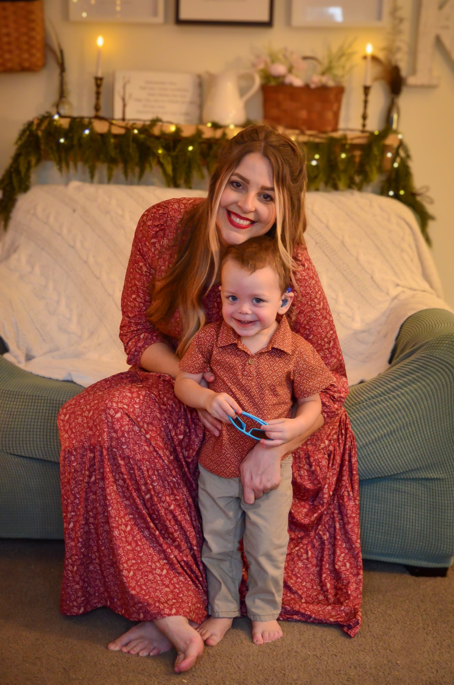 Crimson Ember ~ Novella Dress