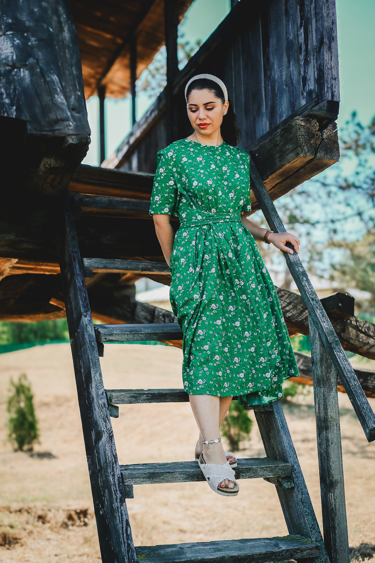 Greenvale Gossamer ~ Wildwood Dress