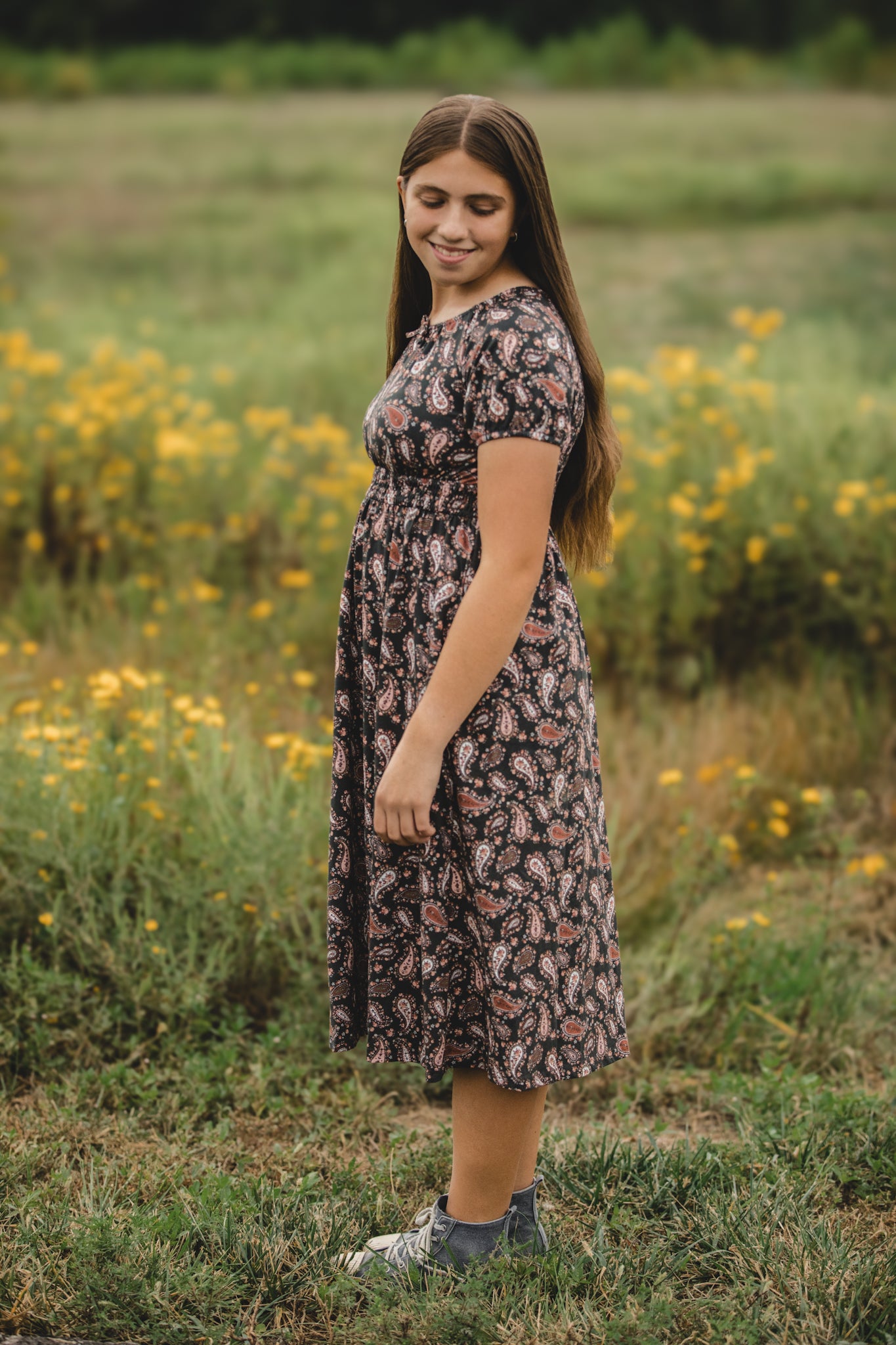 Pine & Paisley ~ Mini Folklore Dress