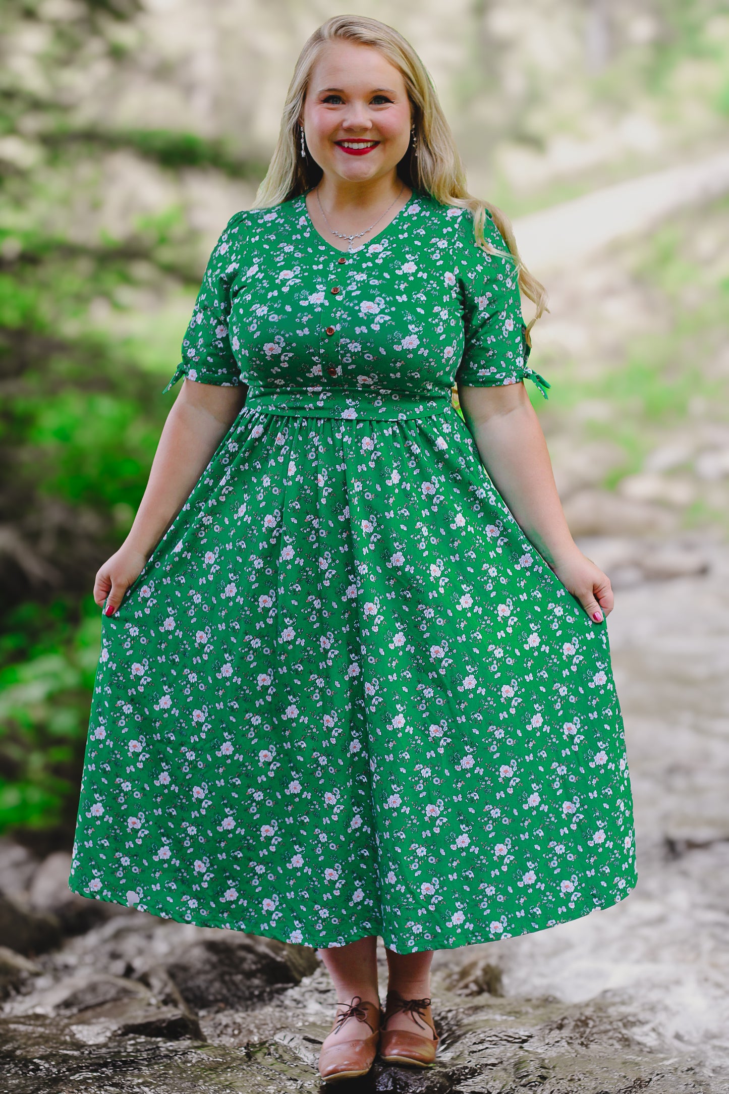 Greenvale Gossamer ~ Rowena Midi