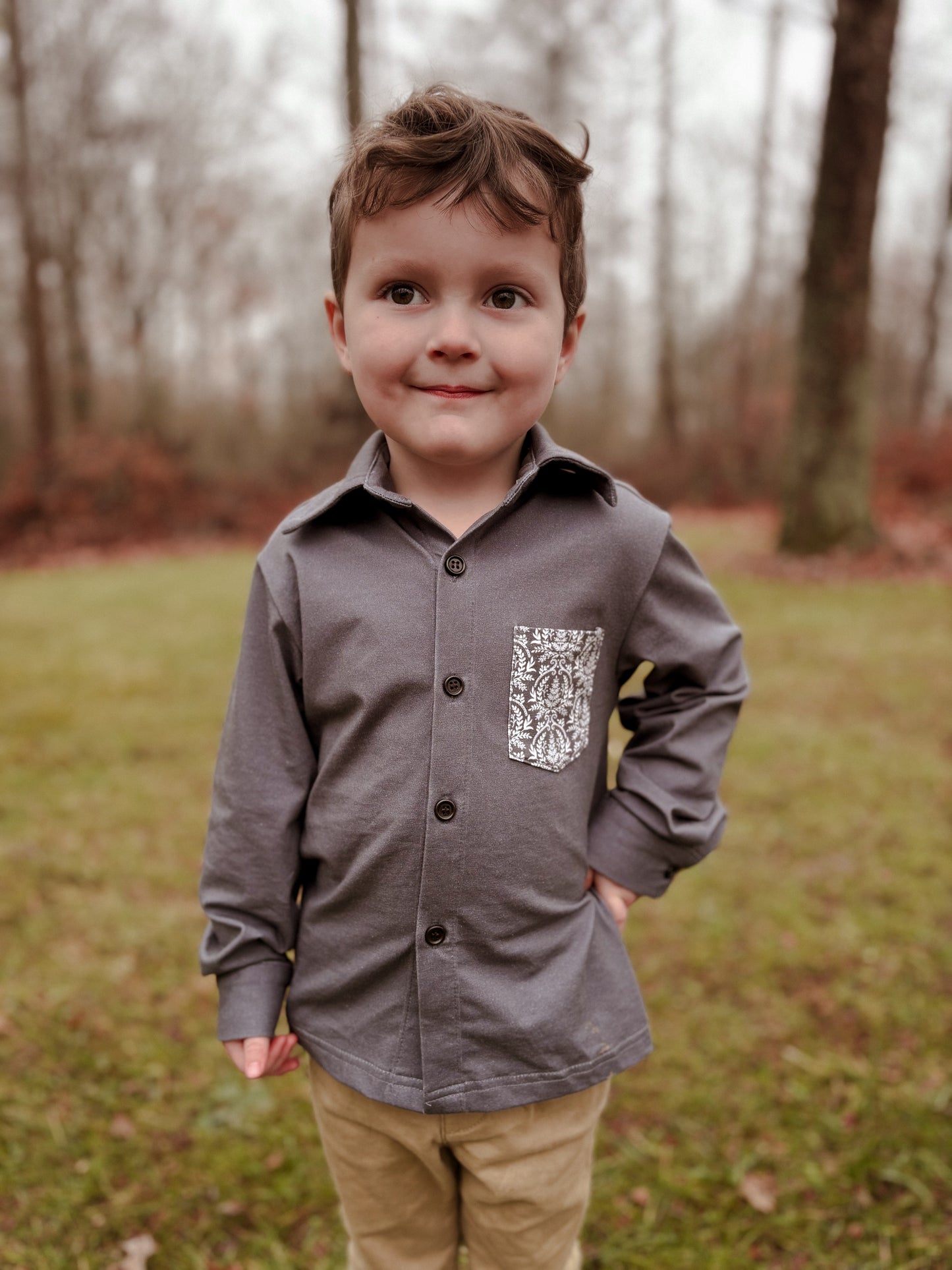 Winsomewoods ~ Brave Button-up