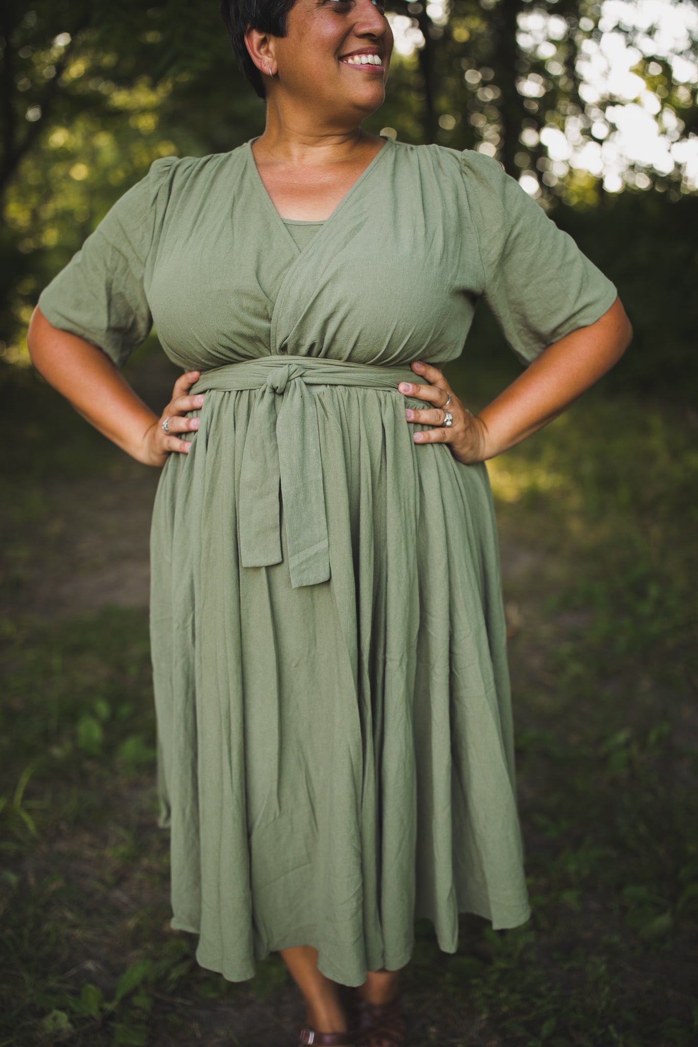 Sage ~ Wildwood Dress