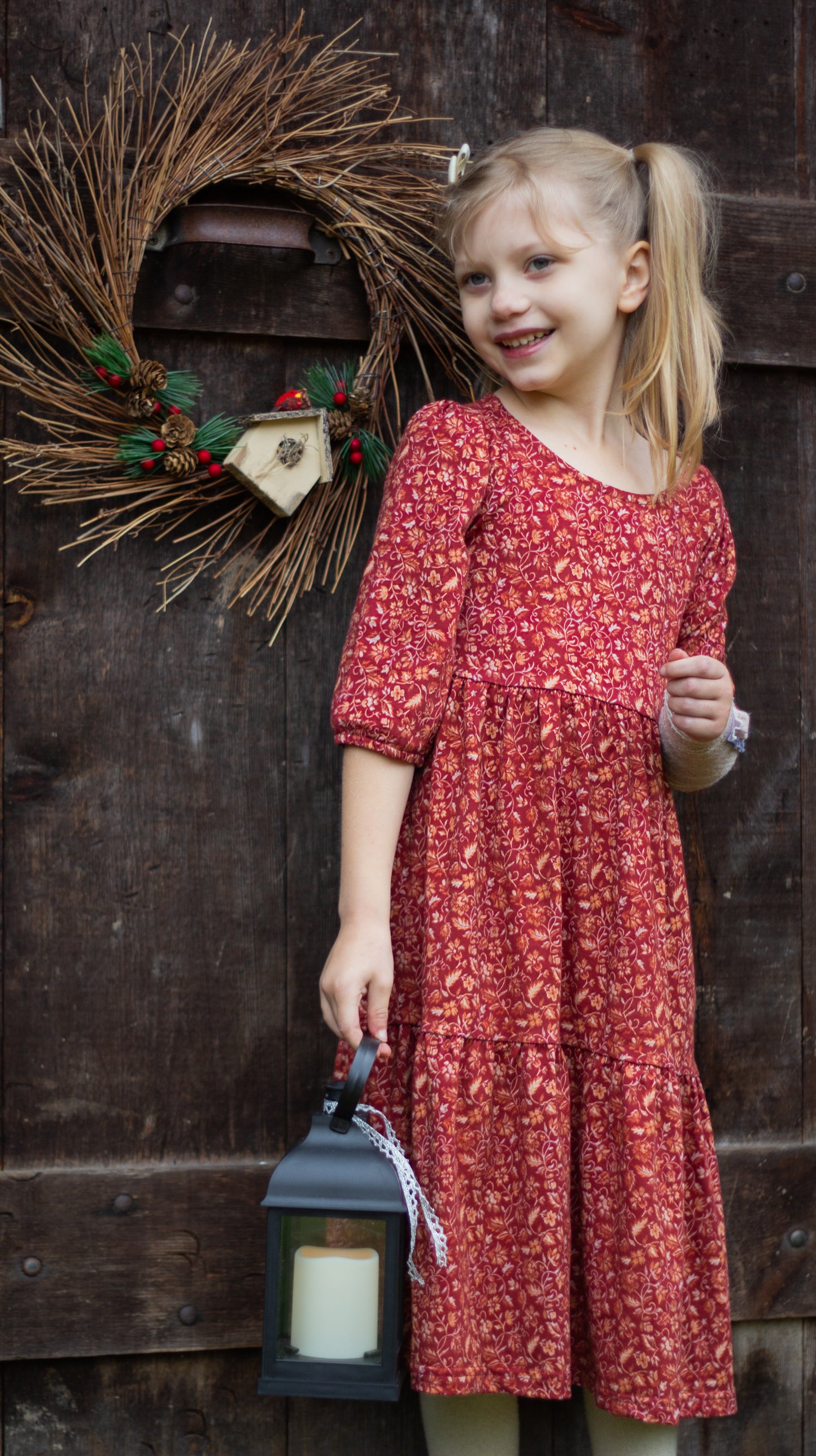 Crimson Ember ~ Novella Dress