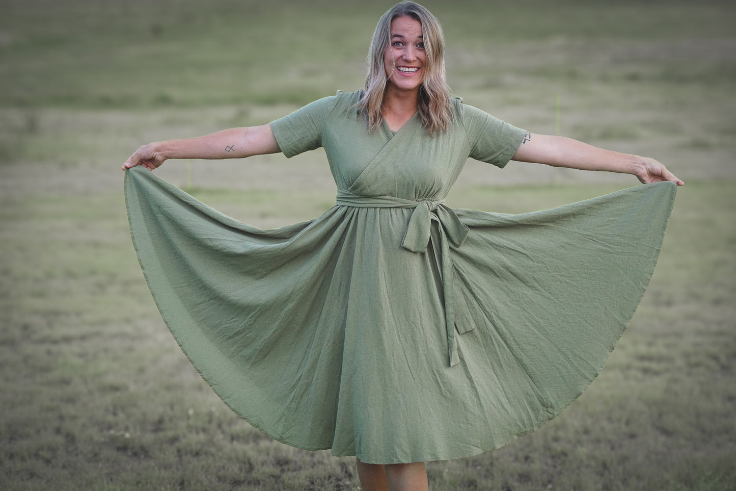 Sage ~ Wildwood Dress