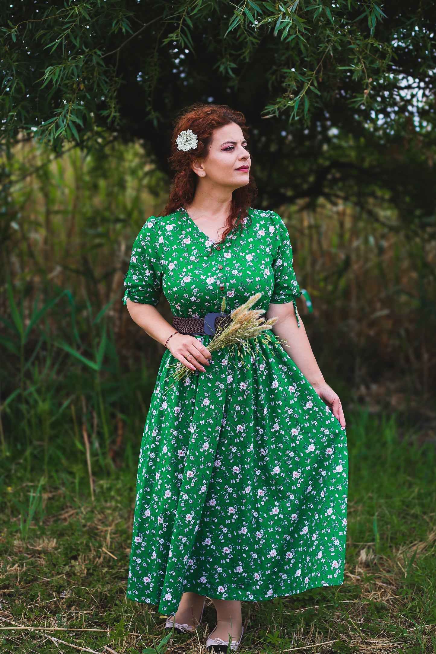 Greenvale Gossamer ~ Rowena Midi