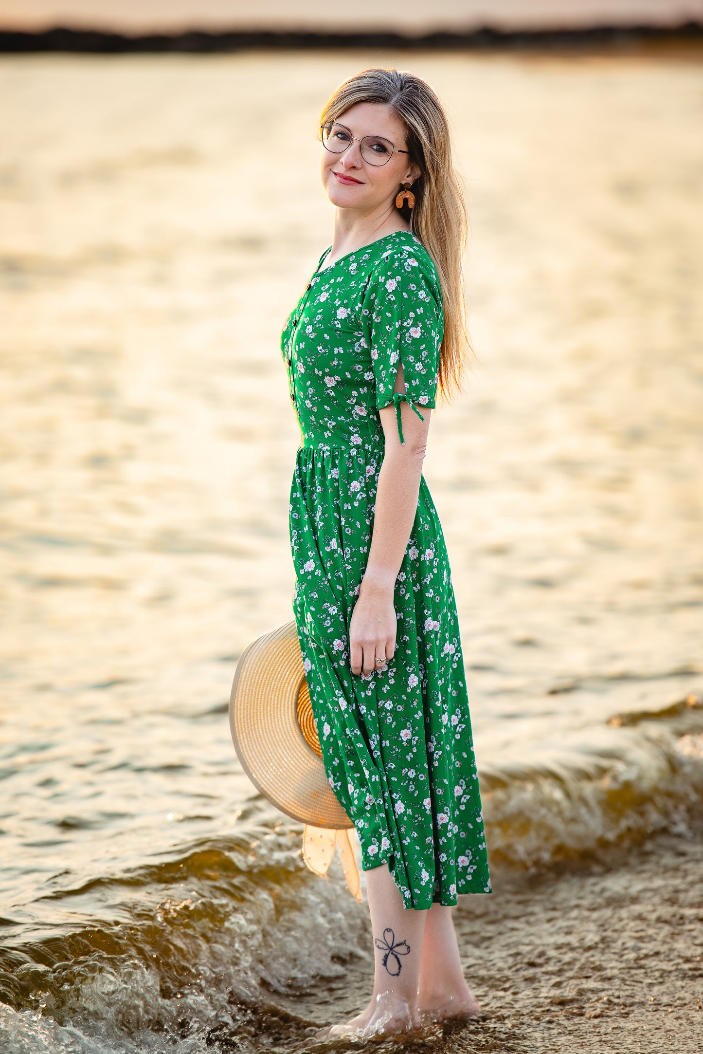 Greenvale Gossamer ~ Rowena Midi