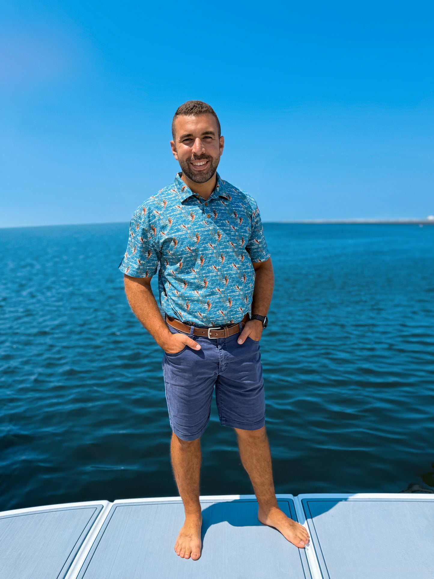 Reel Catch ~ Men’s Perseverance Polo