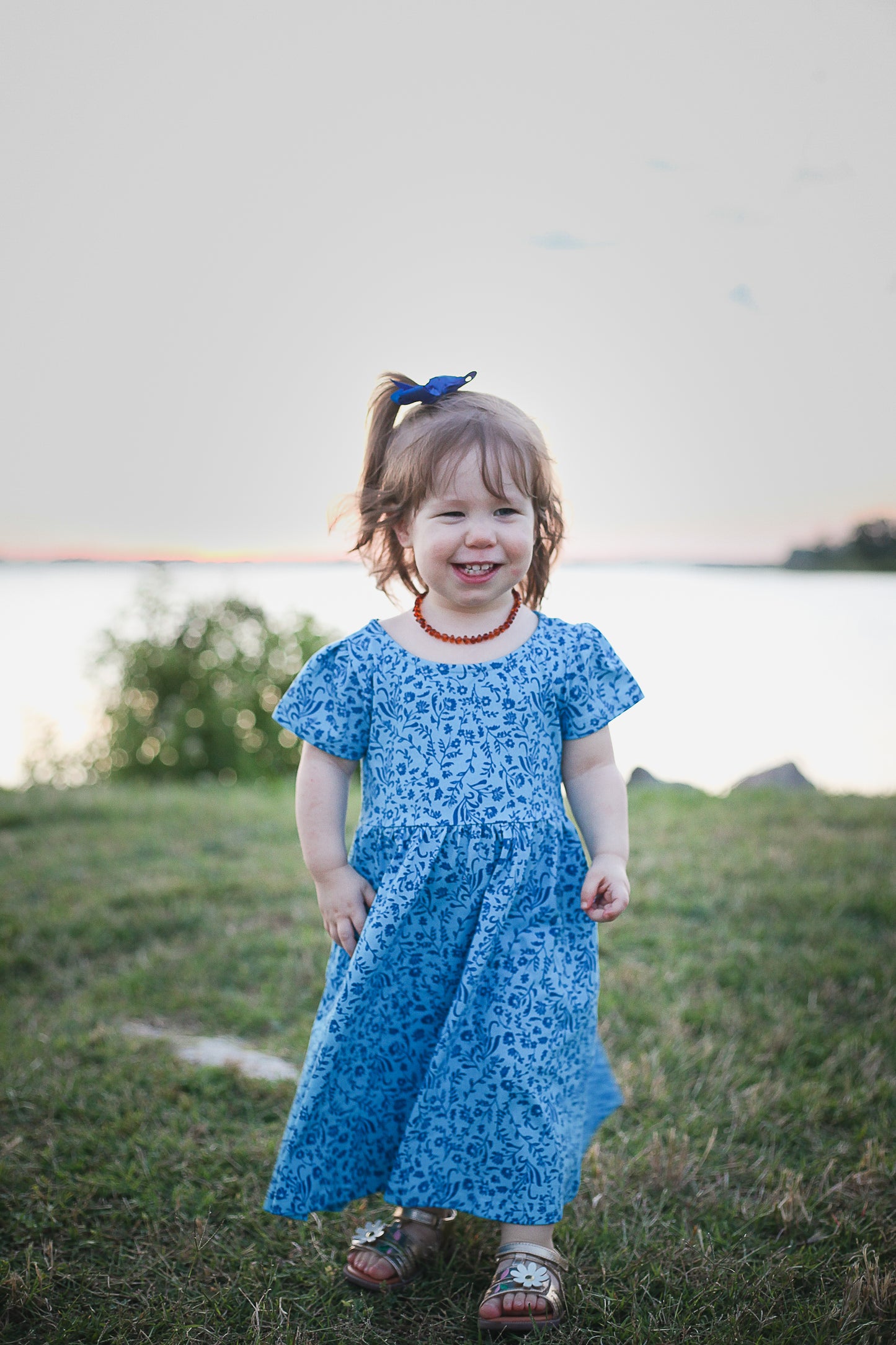 Scripted Azure ~ Mini Everyday Dress