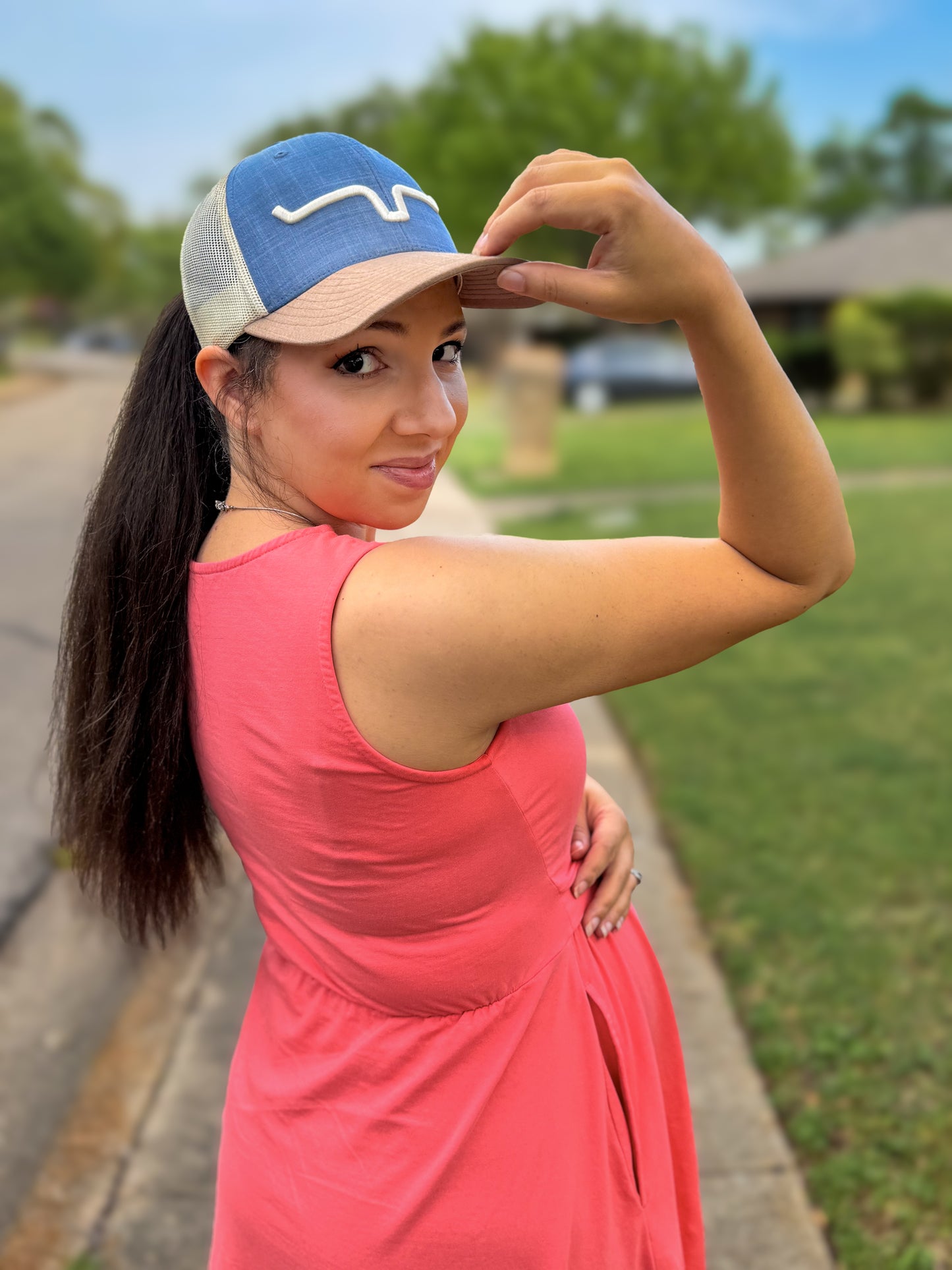 Classic Coral ~ Homesteader Dress