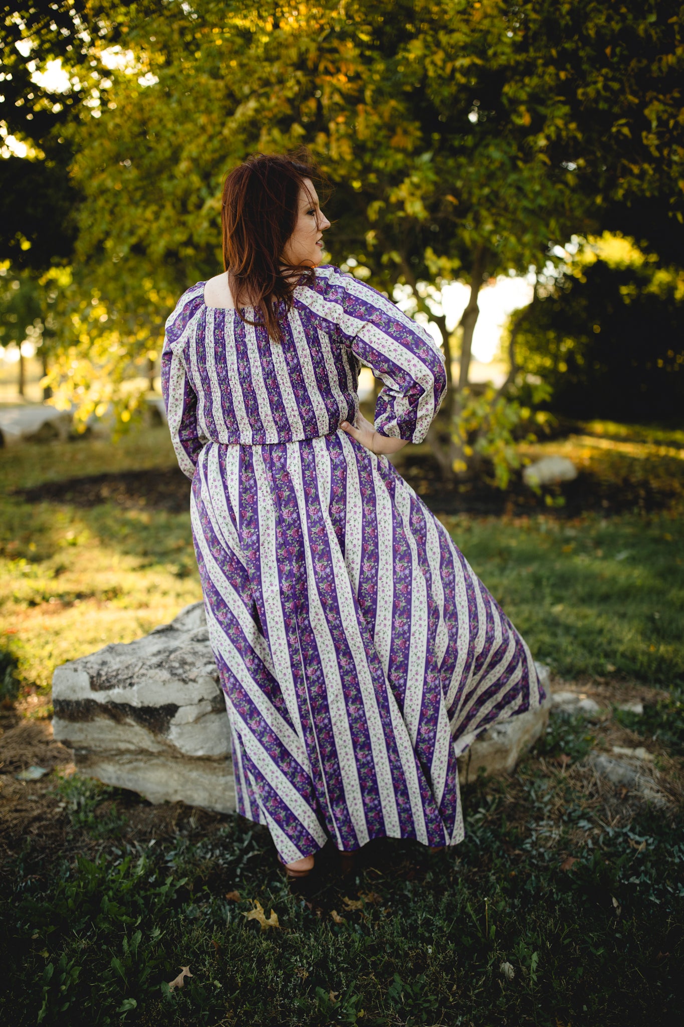 Antique Amethyst ~ Folklore Maxi