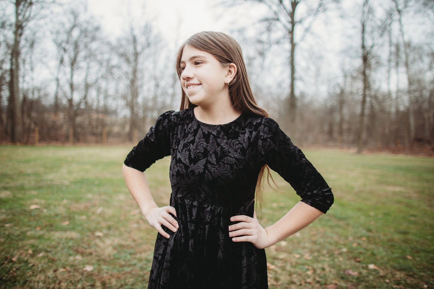 Noir Luxe ~ Fairy-twirl Dress