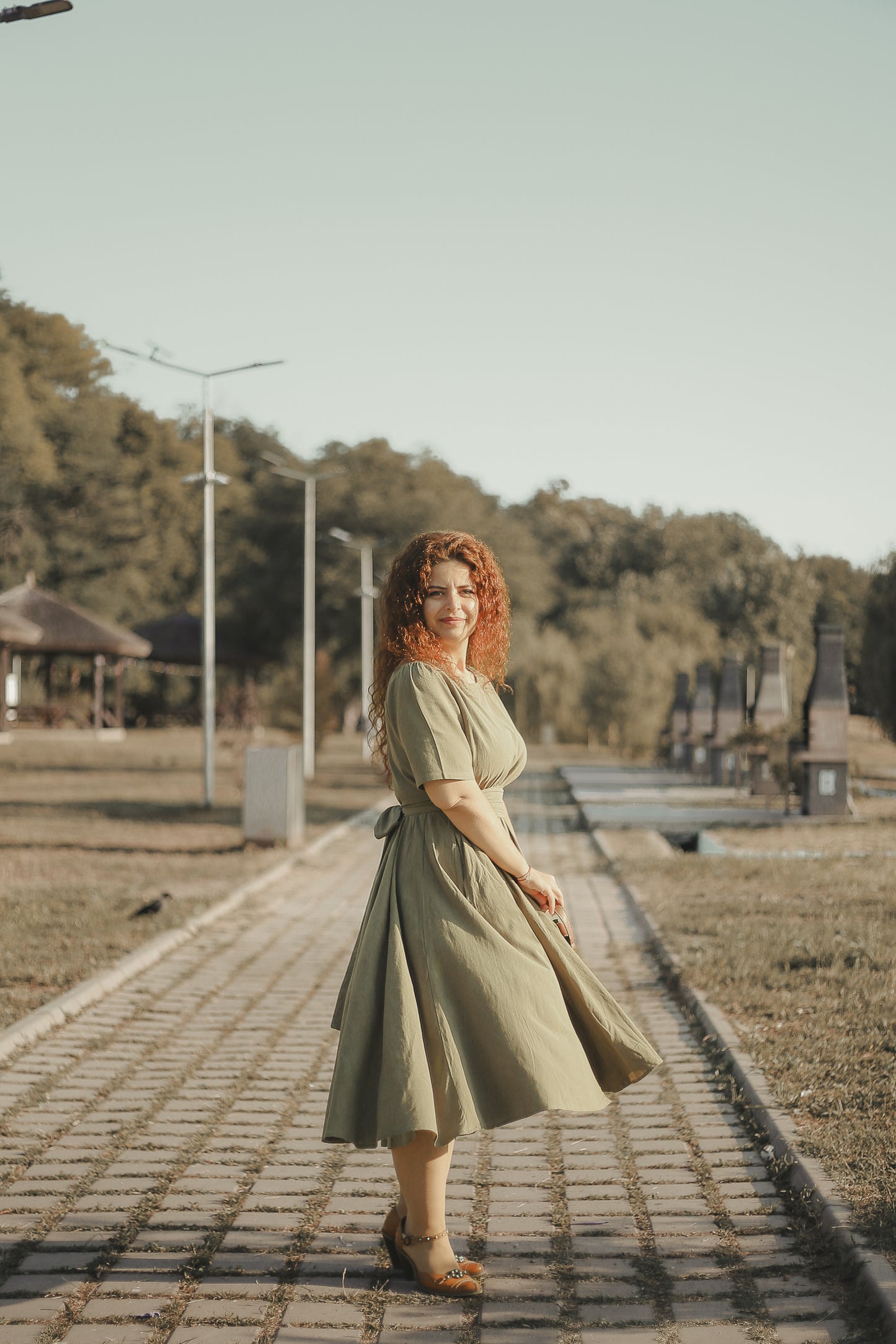 Sage ~ Wildwood Dress