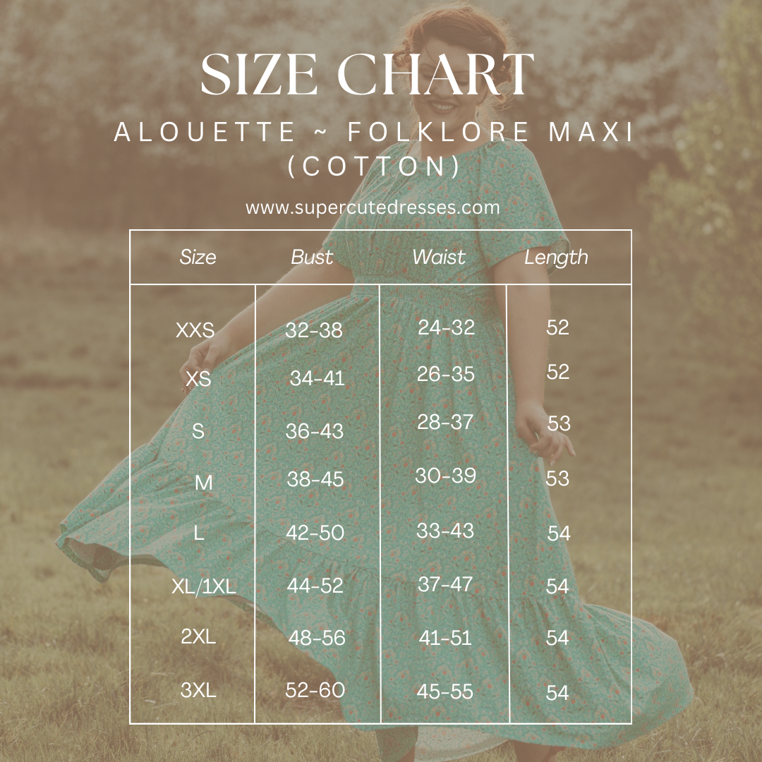 Alouette ~ Folklore Maxi