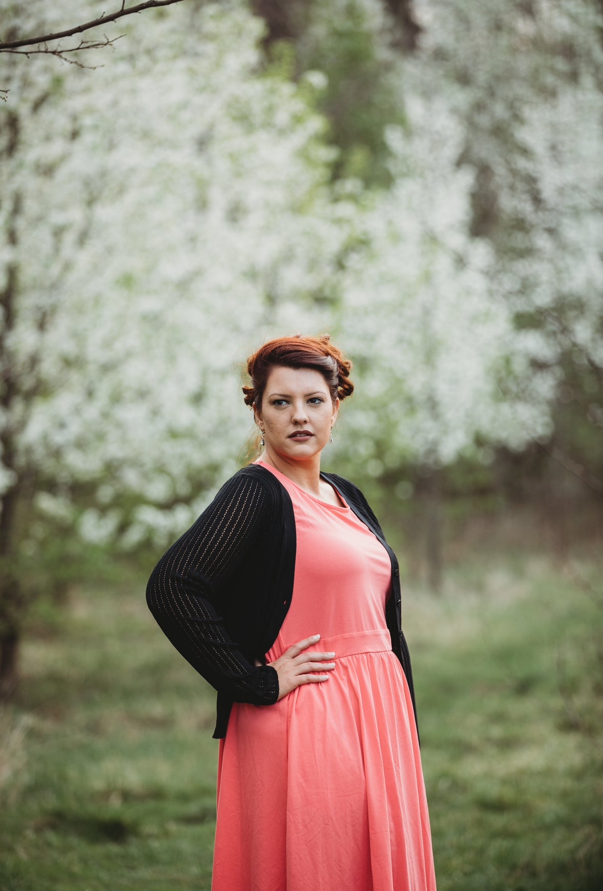 Classic Coral ~ Homesteader Dress